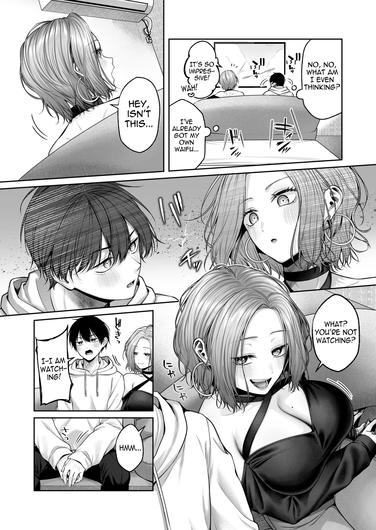 Nijigen Otaku-kun wa Gal Oppai de Kan Ochi Shasei | Otaku-kun is utterly defeated and cum hard thanks to the gyaru's boobs page 10 full