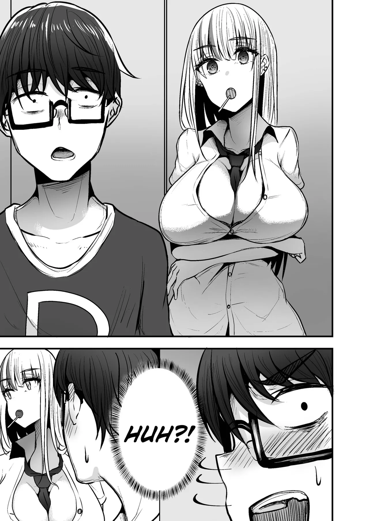 Toshokan de Benkyou Shiteitara Itsumo Kuru Gal JK ni... | While Studying in the Library, the High School Gal That Always Shows Up... page 7 full
