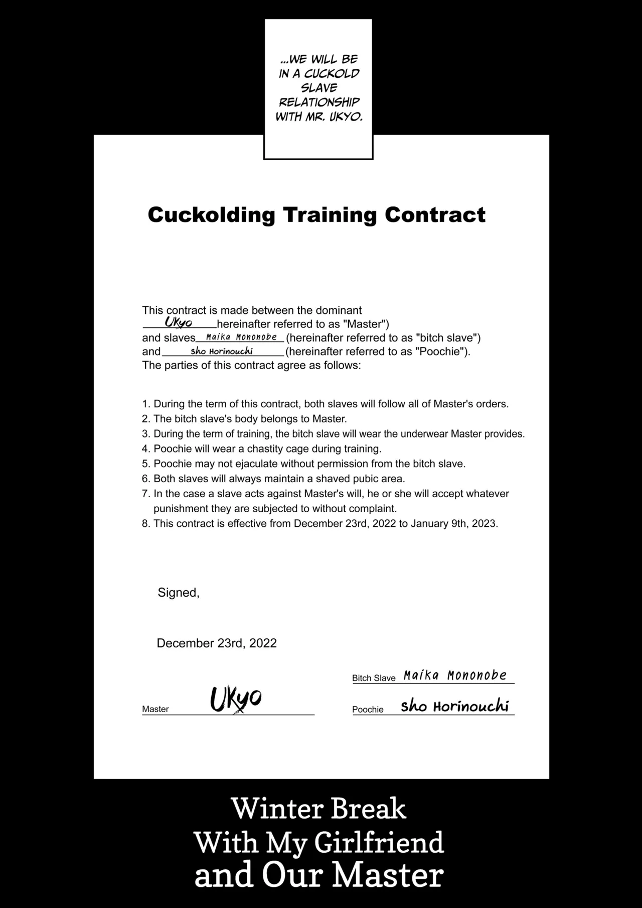 Winter Break With My Girlfriend and Our Master - Compilation page 7 full