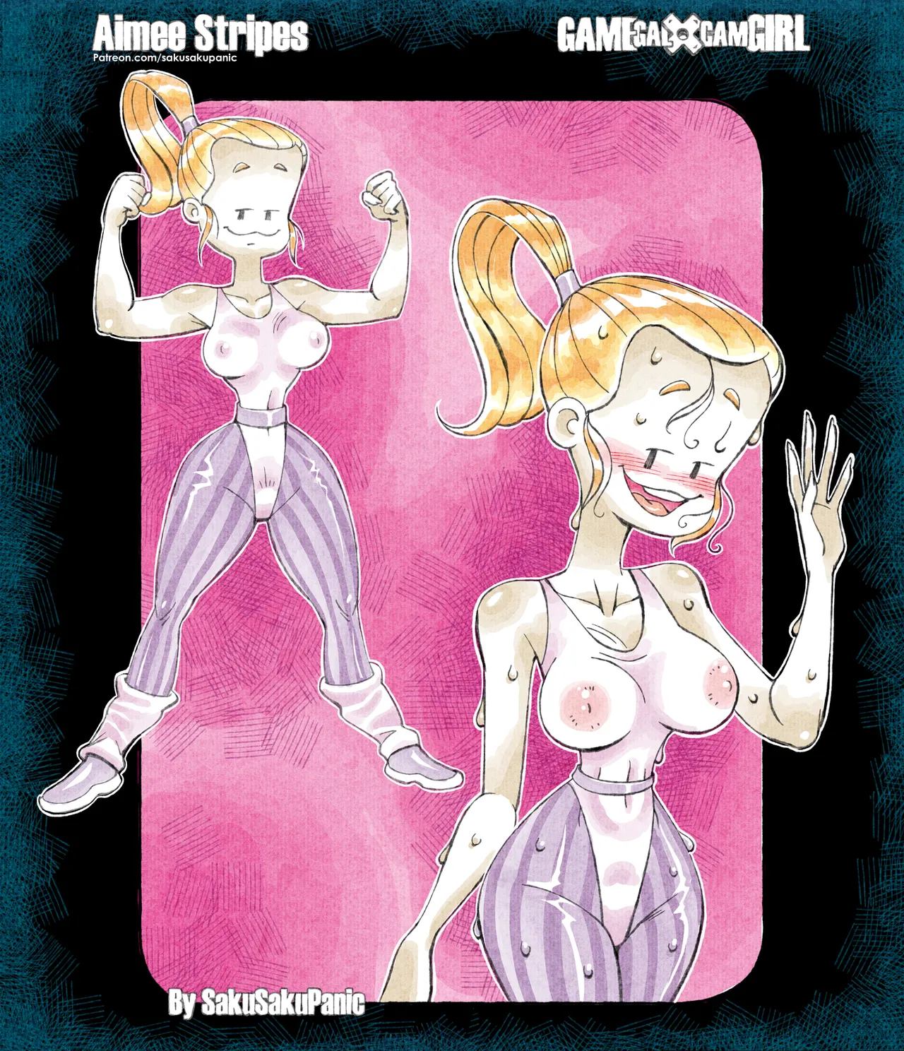 sakurakasugano Sakusakupanic GamerXCam Comic and Covers page 7 full