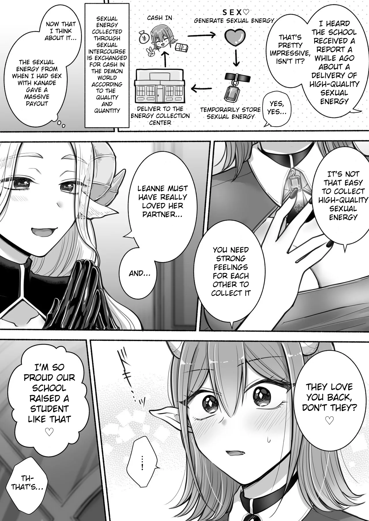 Yuri de Succubus! 2 ~Koi suru Inma, Ningen to no Koi o Jouju saseru!?~ | Yuri de Succubus! 2 - A  Lovestruck Succubus Makes Her Love with a Human Come True! page 9 full