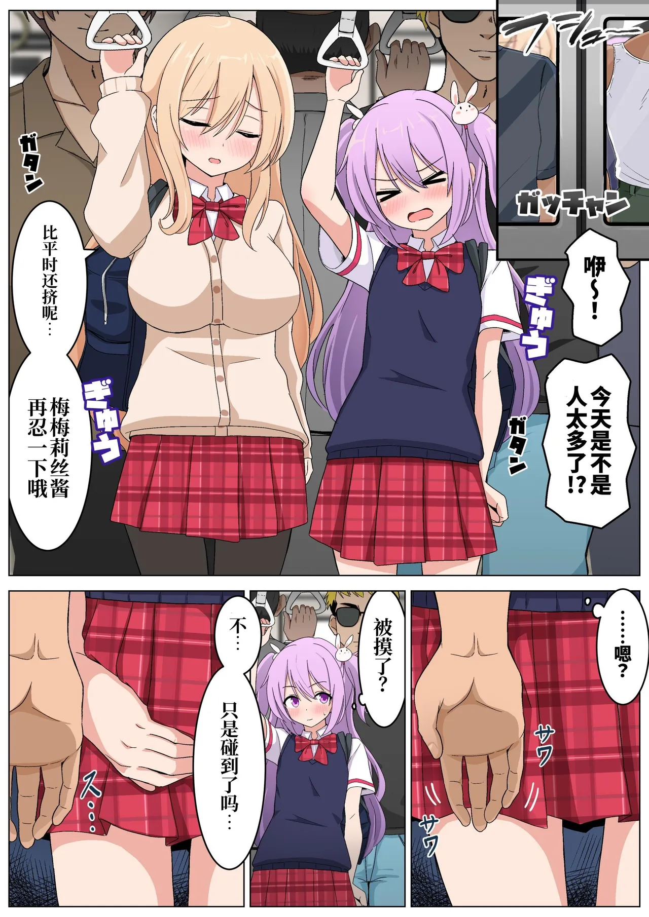 Memeris-chan no Ecchi na Manin Densha | 梅梅莉丝酱的色情满员电车 page 4 full