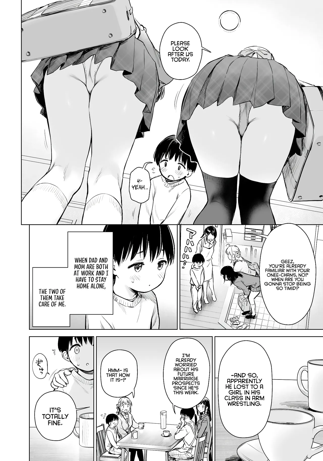 Naisho no Seifuku ~Ie ya Hotel de Oboetate no Ecchi o Shinseki no Bijin JK Shimai ni Butsukemasu~ | Secret Uniform ~I’ll try out my newly learned sexual experiences on my beautiful high school–aged cousin sisters at home and in a hotel~ page 3 full