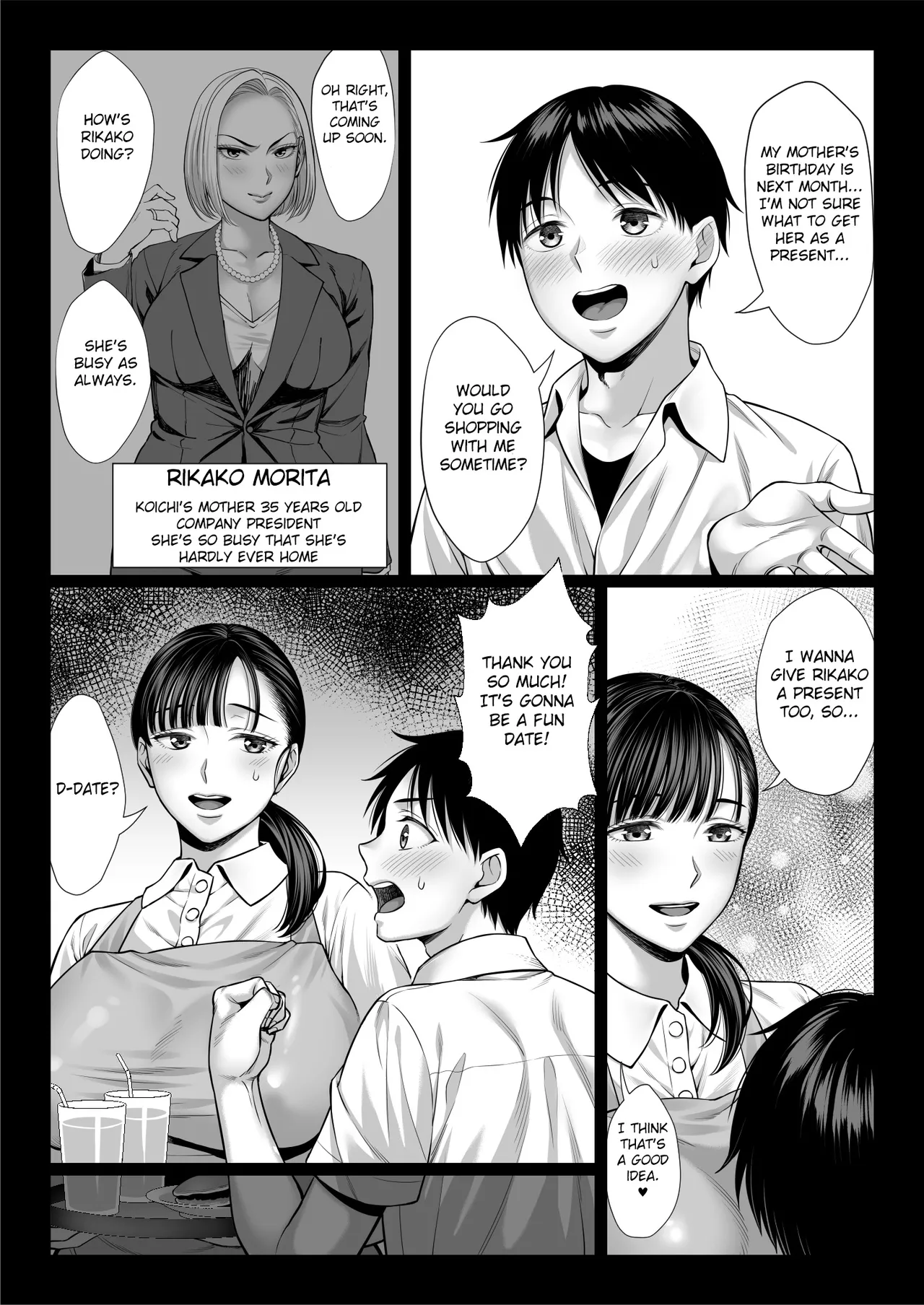 Zutto Akogare datta Dokyuusei no Mama to Yareta Hanashi Kuronuri ver page 9 full