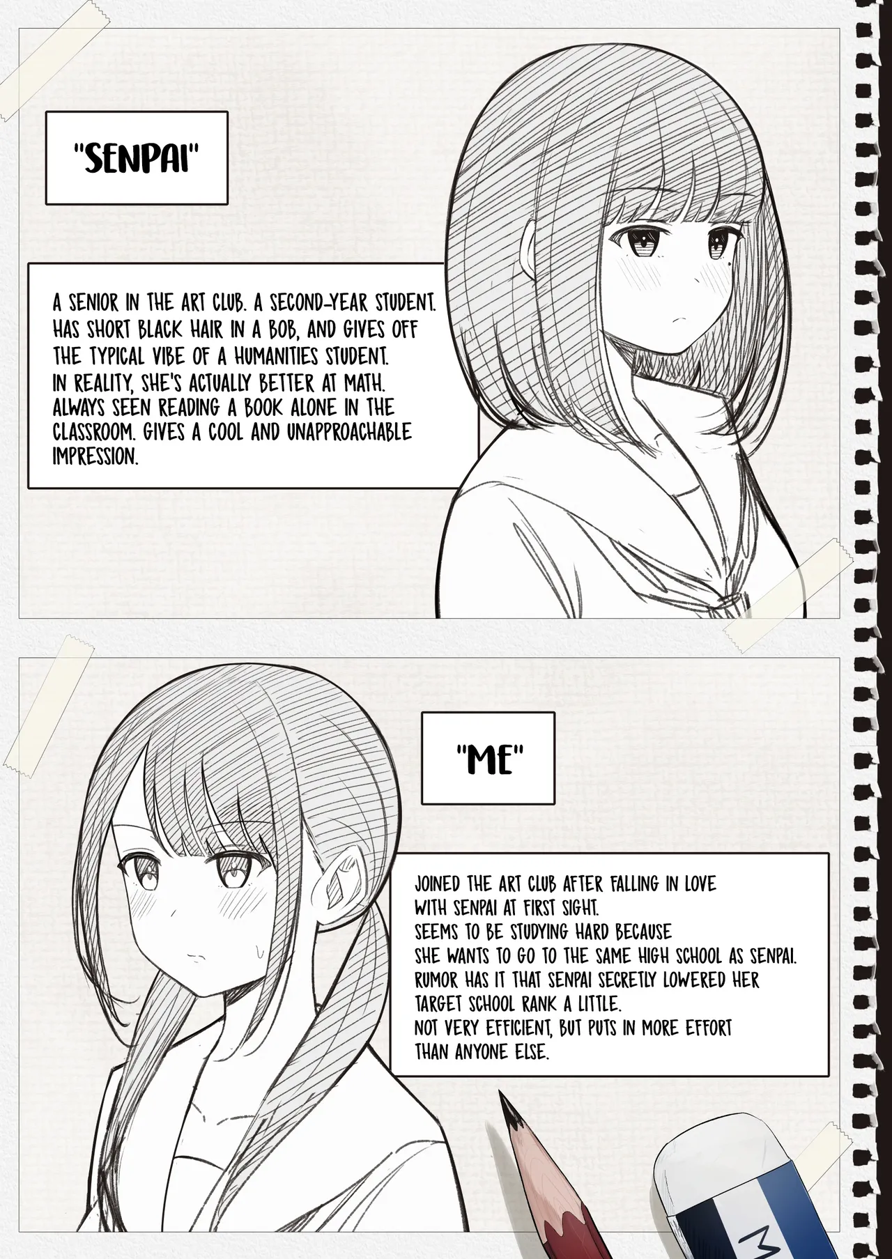 "Senpai" to "Watashi" | "Senpai" and "Me" page 2 full