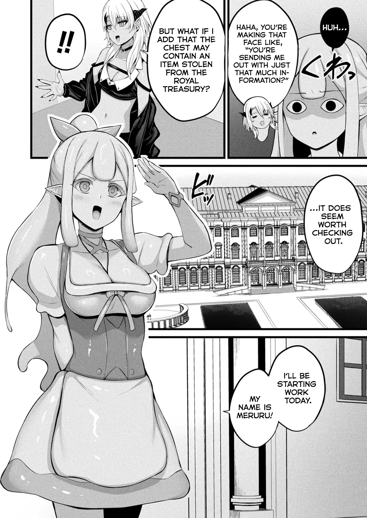 Slime Musume Meruru no Ecchi na Oshigoto Ch. 4 page 2 full