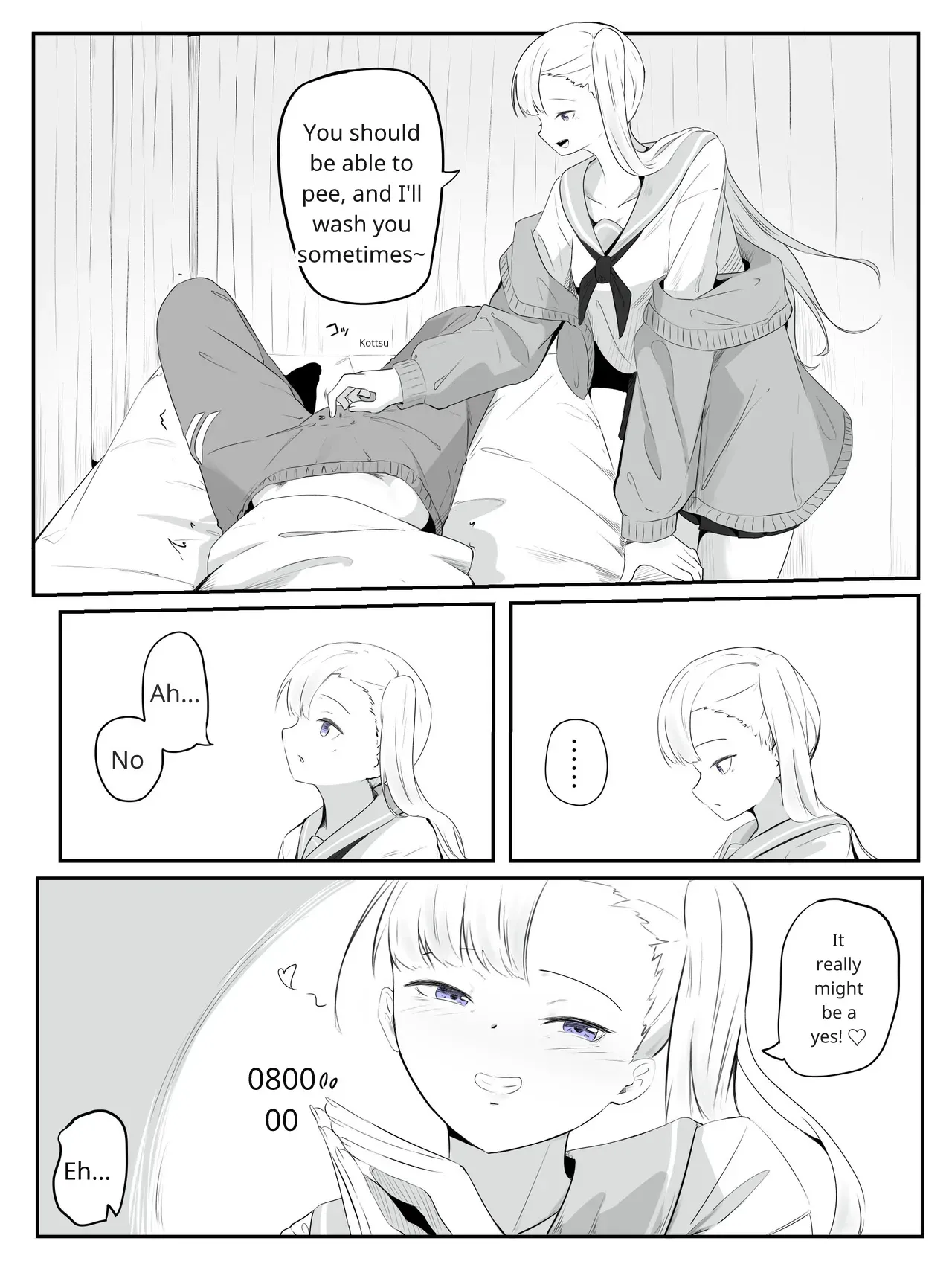 How to make a weak boy who ejaculates with a fake chastity belt strap-on 2 page 5 full