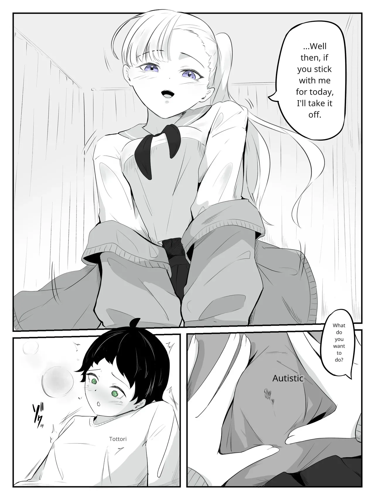 How to make a weak boy who ejaculates with a fake chastity belt strap-on 2 page 7 full