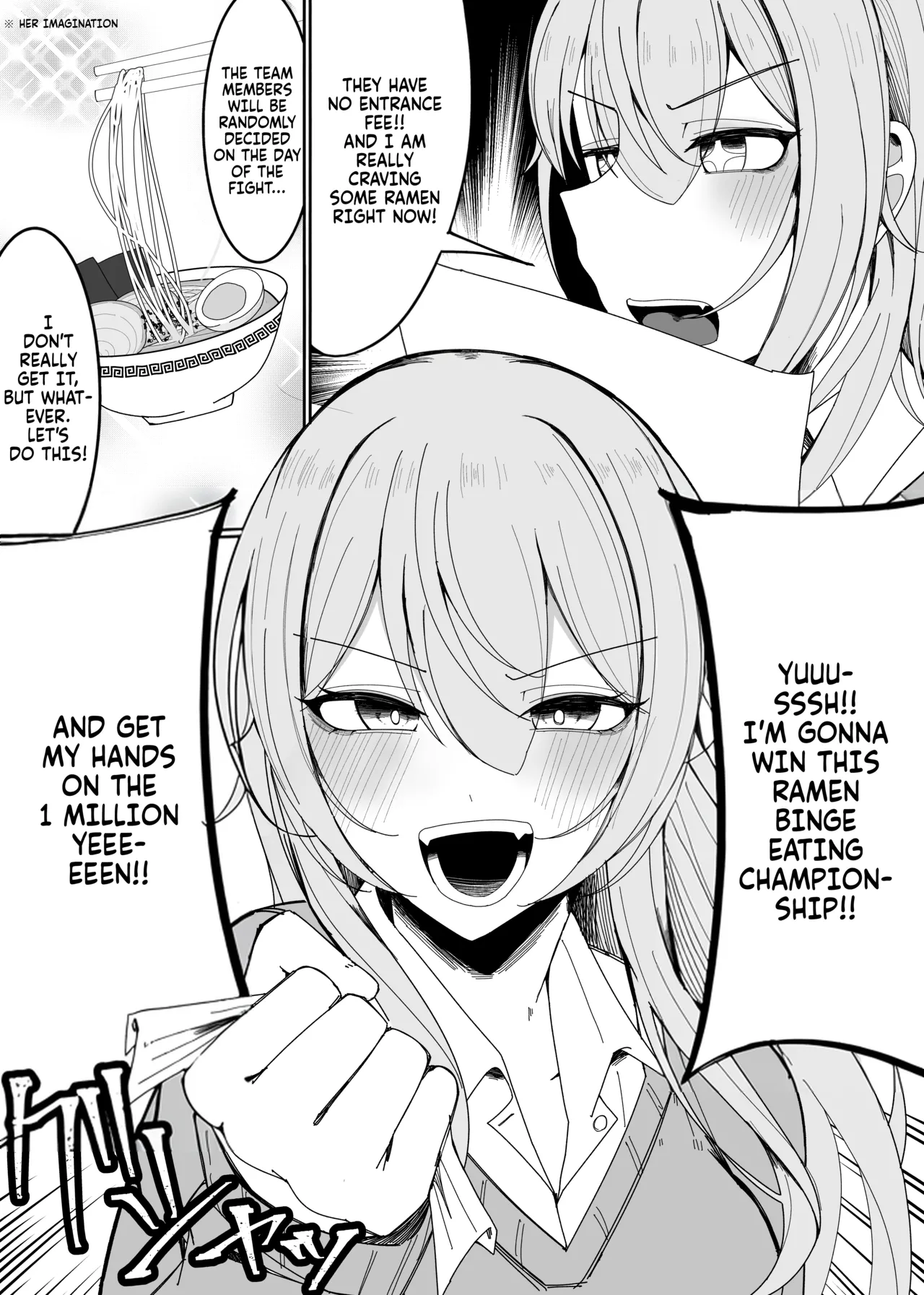 Zamen Oogui Taikai | The Cum-Binge-Eating Championship page 4 full