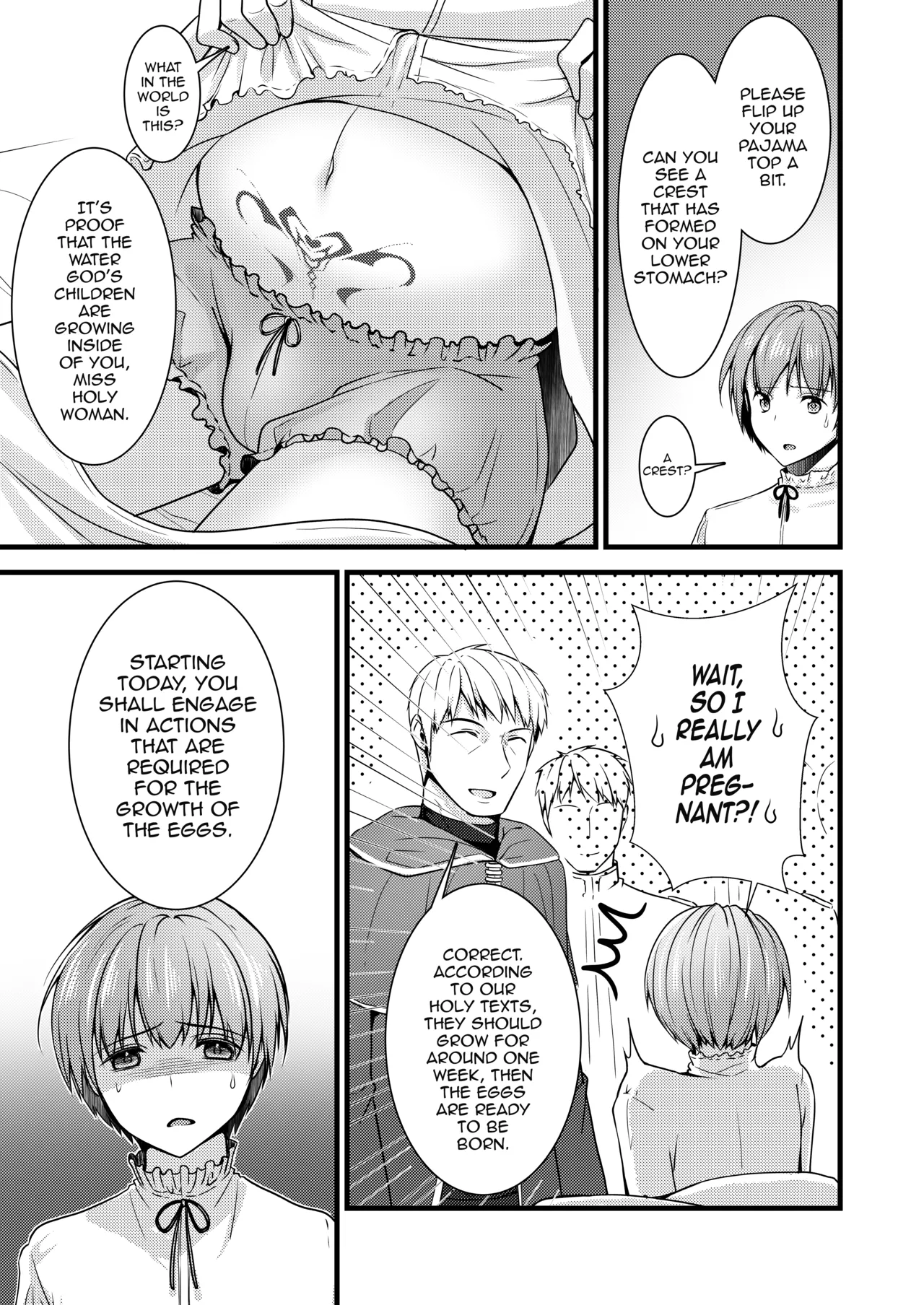 Isekai Teni Shitara Otoko nanoni Seijo ni Sarete Shokushu to Koubi Suru Koto ni! 2 page 10 full