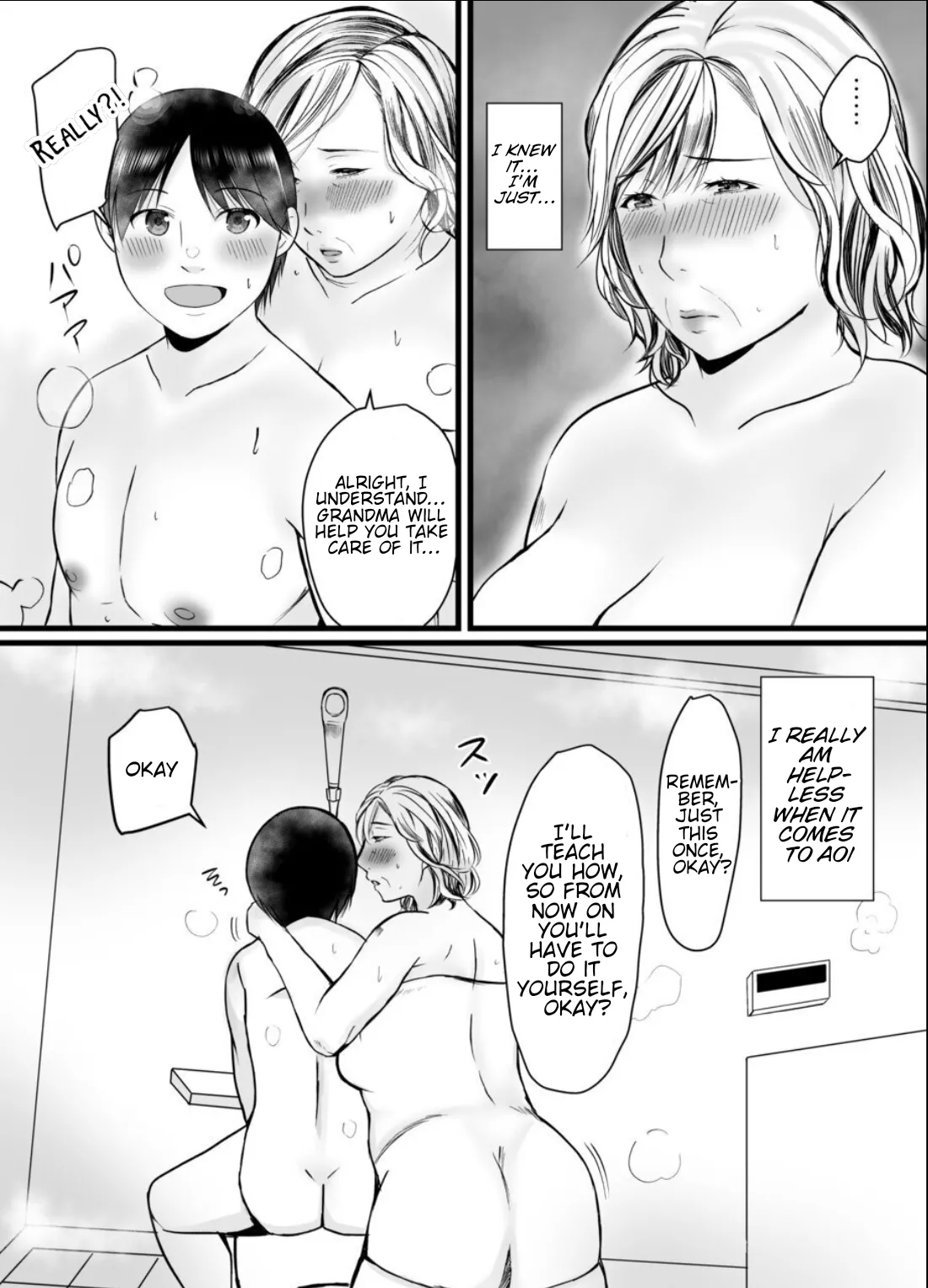 I have a secret relationship with my grandmother, without my mother knowing... ♡ page 8 full