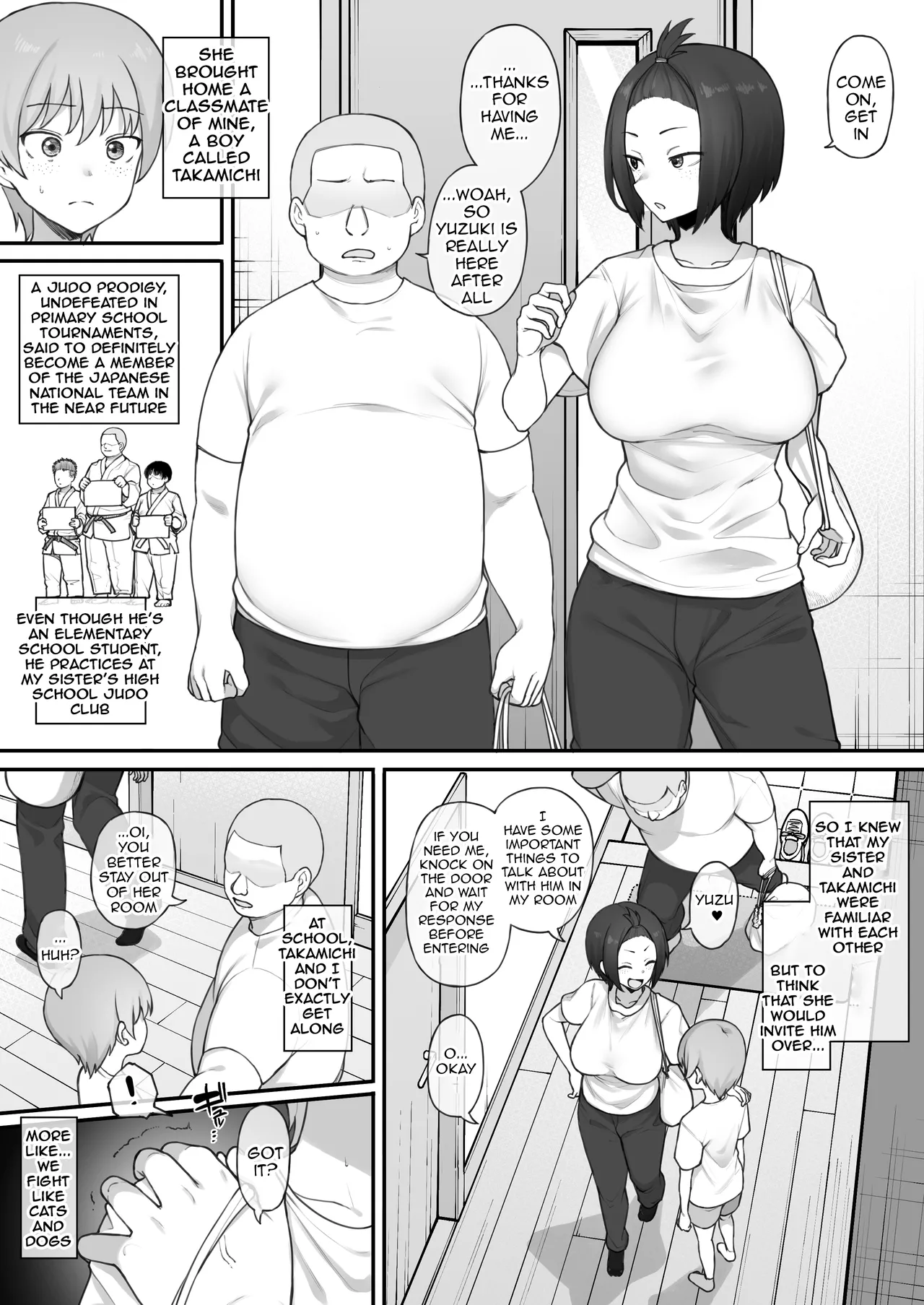 Boyish Sisters Fall in Love with Dick Part 1 12 Pages page 2 full