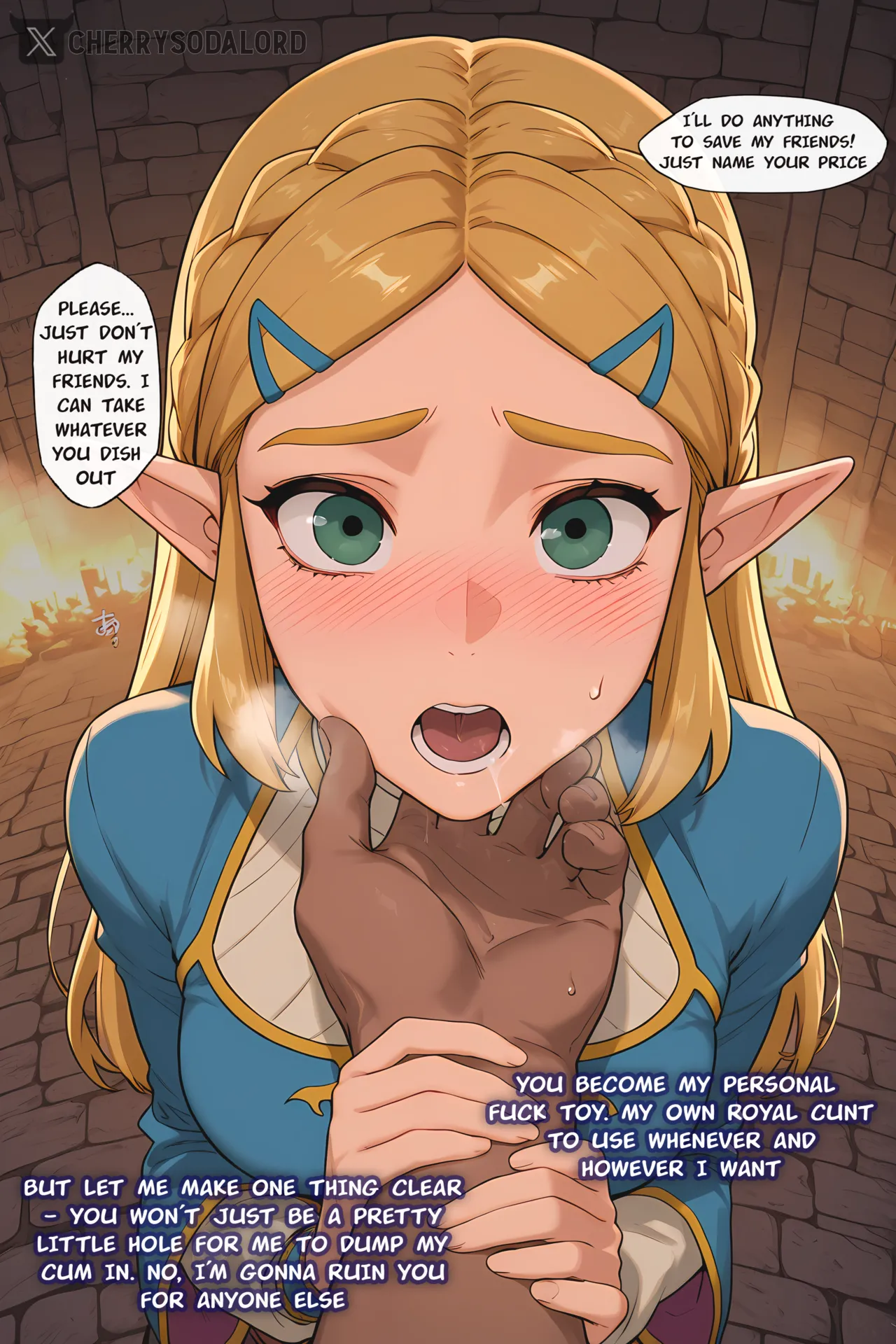 Princess Pissed On: Blaced, QOS Queen page 1 full