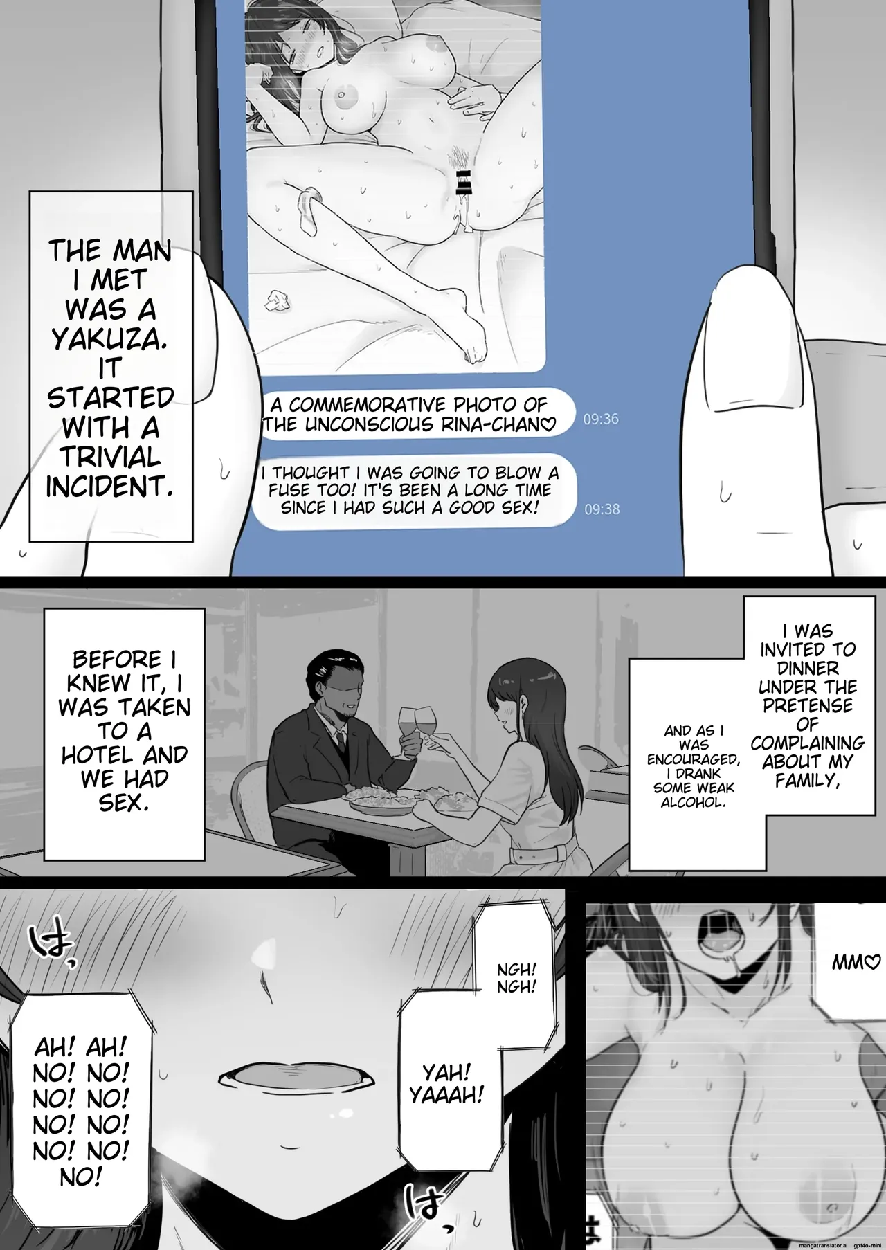 Collapsed Family 0 - The story of a mother who got hooked on sex with a Yakuza page 8 full