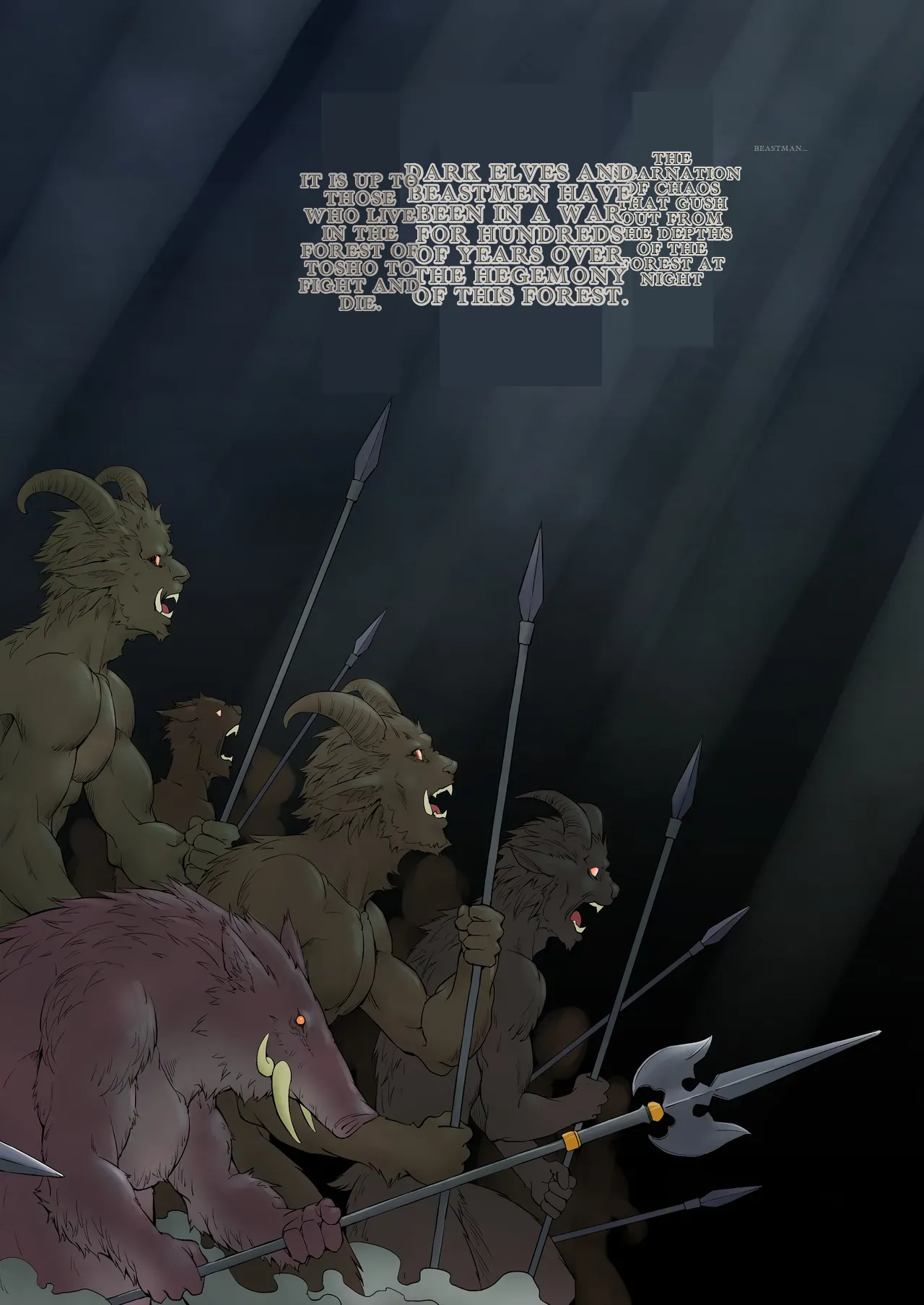 Dark Elf falls into feminine pleasure in the nearby forest. page 9 full