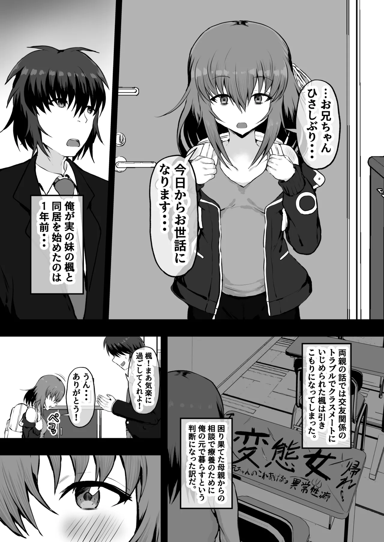 ニート妹×社畜兄 オナホ扱いしていた妹と純愛に至るまで page 9 full
