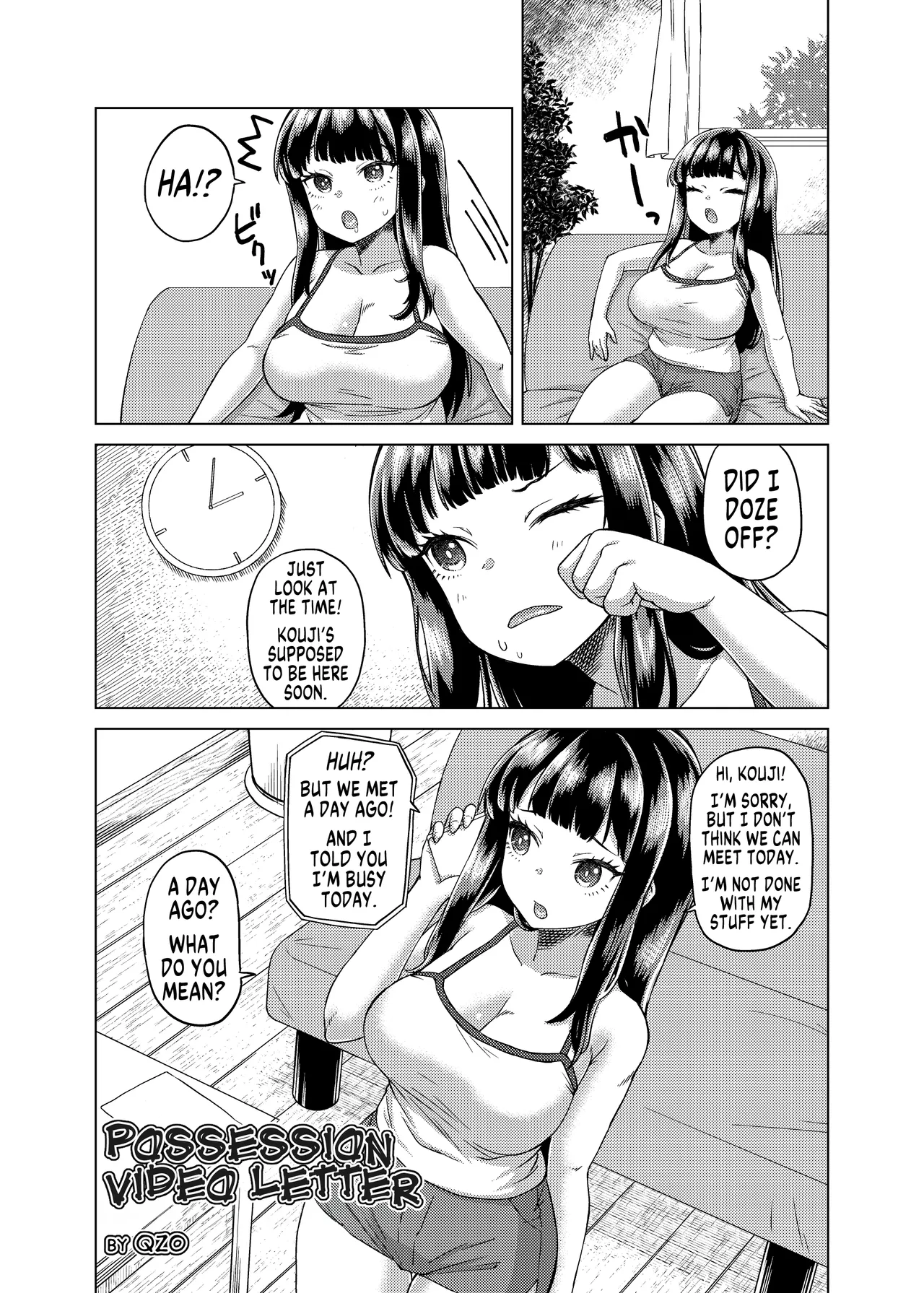 Possession Video Letter page 1 full