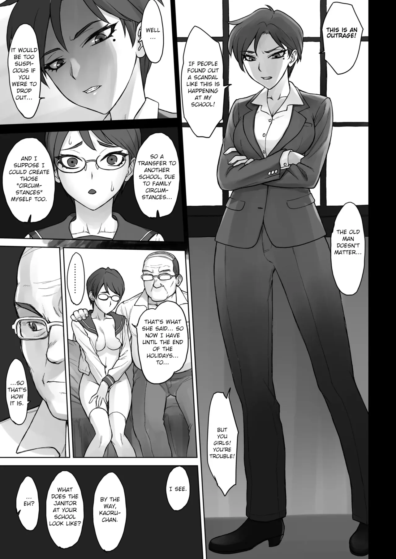 Dekachin Ojisan vs Headmistress Tsukasa page 5 full
