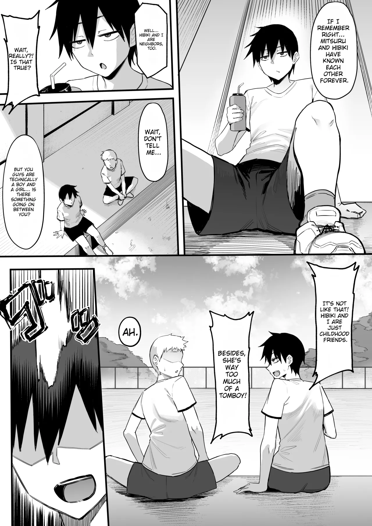 The Secret Activity of My Boyish Childhood Friend from the Track Team page 4 full