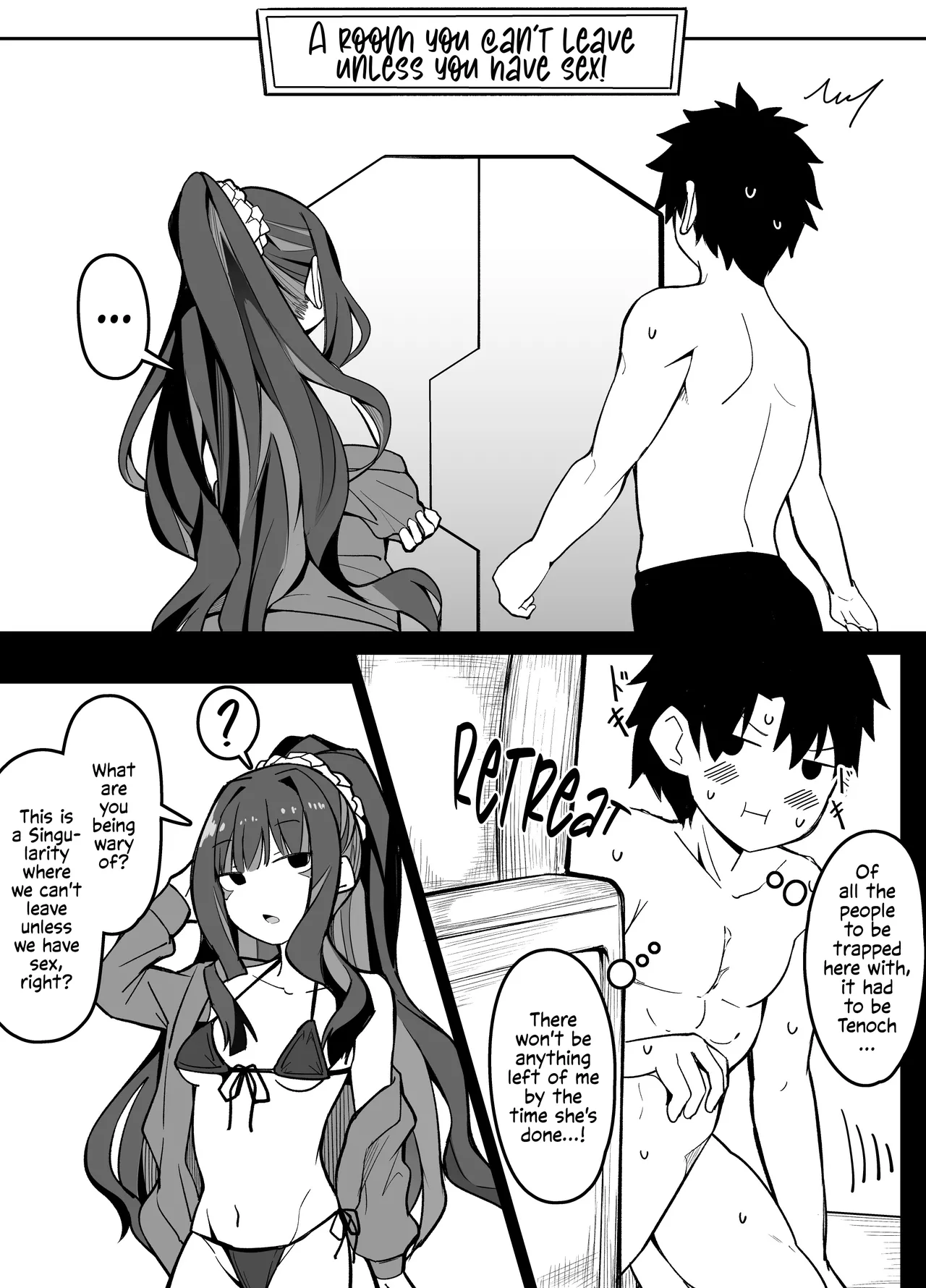 FGO Sex Shinai to Derarenai Heya Aru Aru page 1 full
