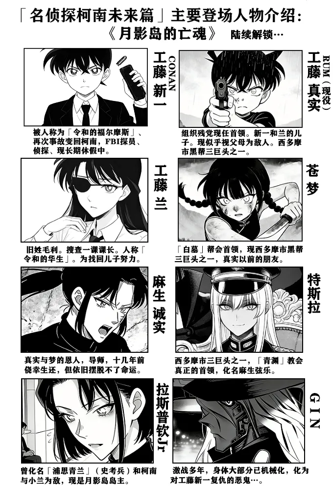 月影岛的亡魂⑨过去（detective conan） page 4 full