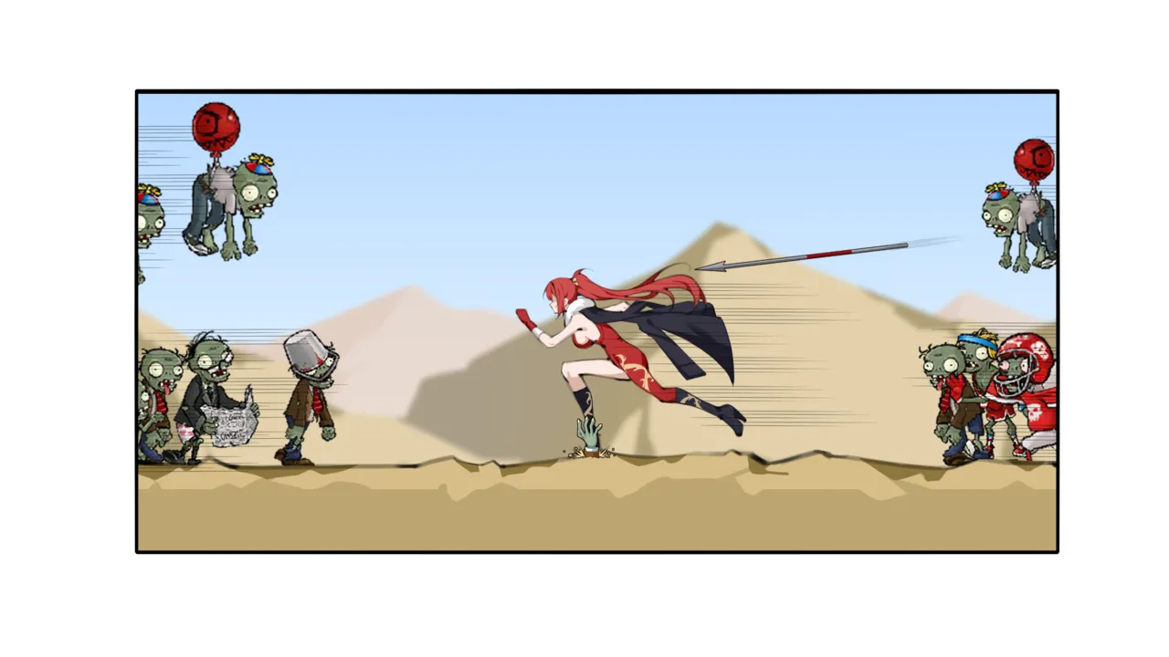 Plant Girls vs. Zombies Comics page 10 full