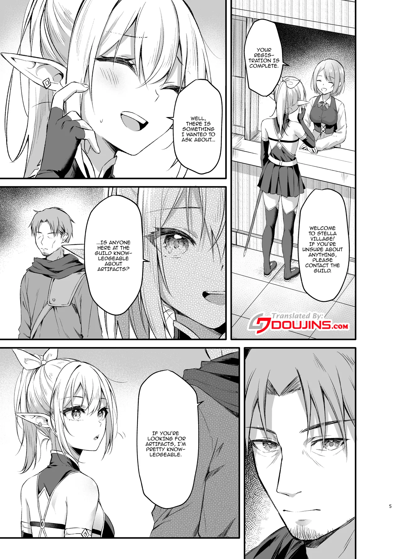 Elf-chan no Saimin Yubiwa Monogatari / Story About Using a Hypnosis Ring on An Elf page 5 full