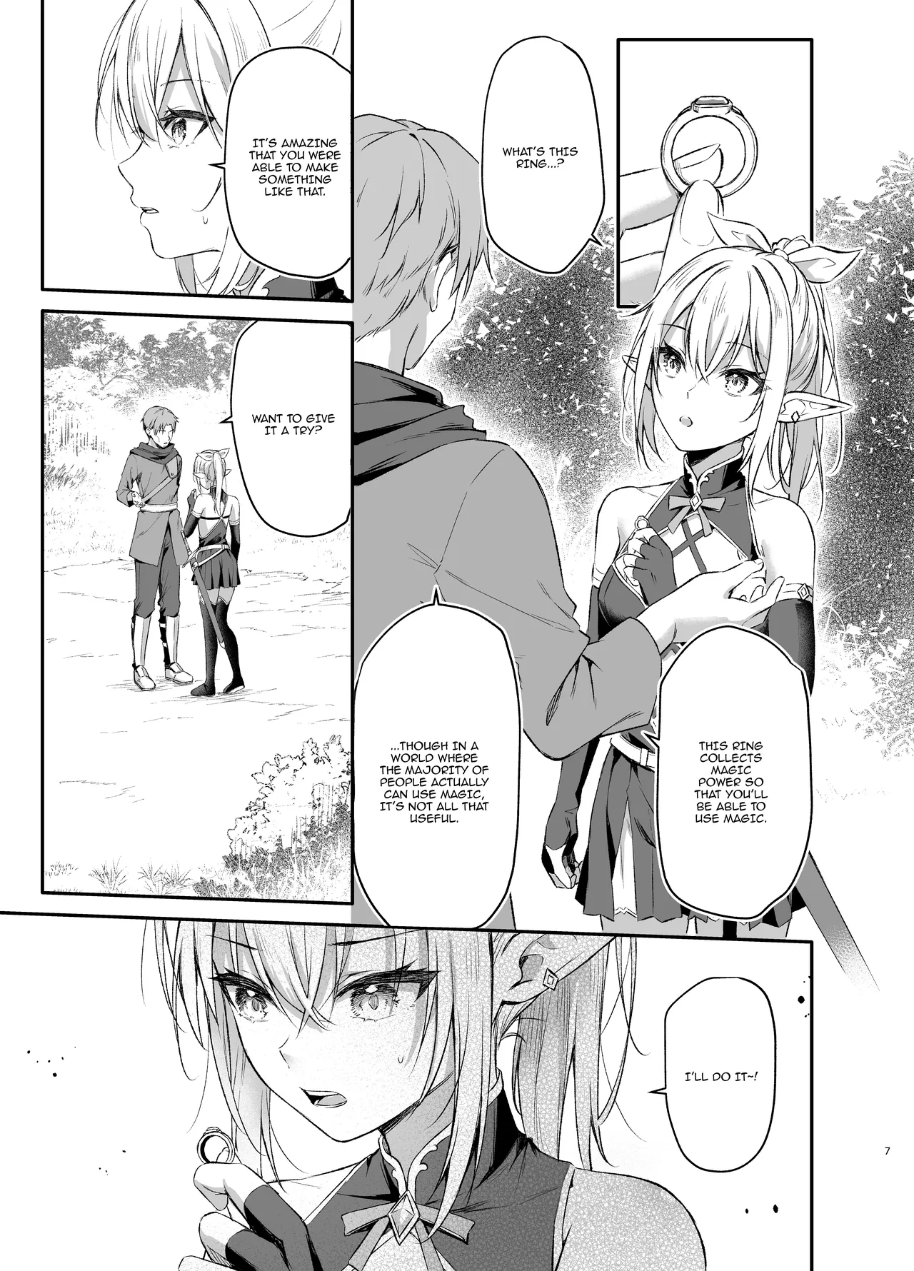 Elf-chan no Saimin Yubiwa Monogatari / Story About Using a Hypnosis Ring on An Elf page 7 full