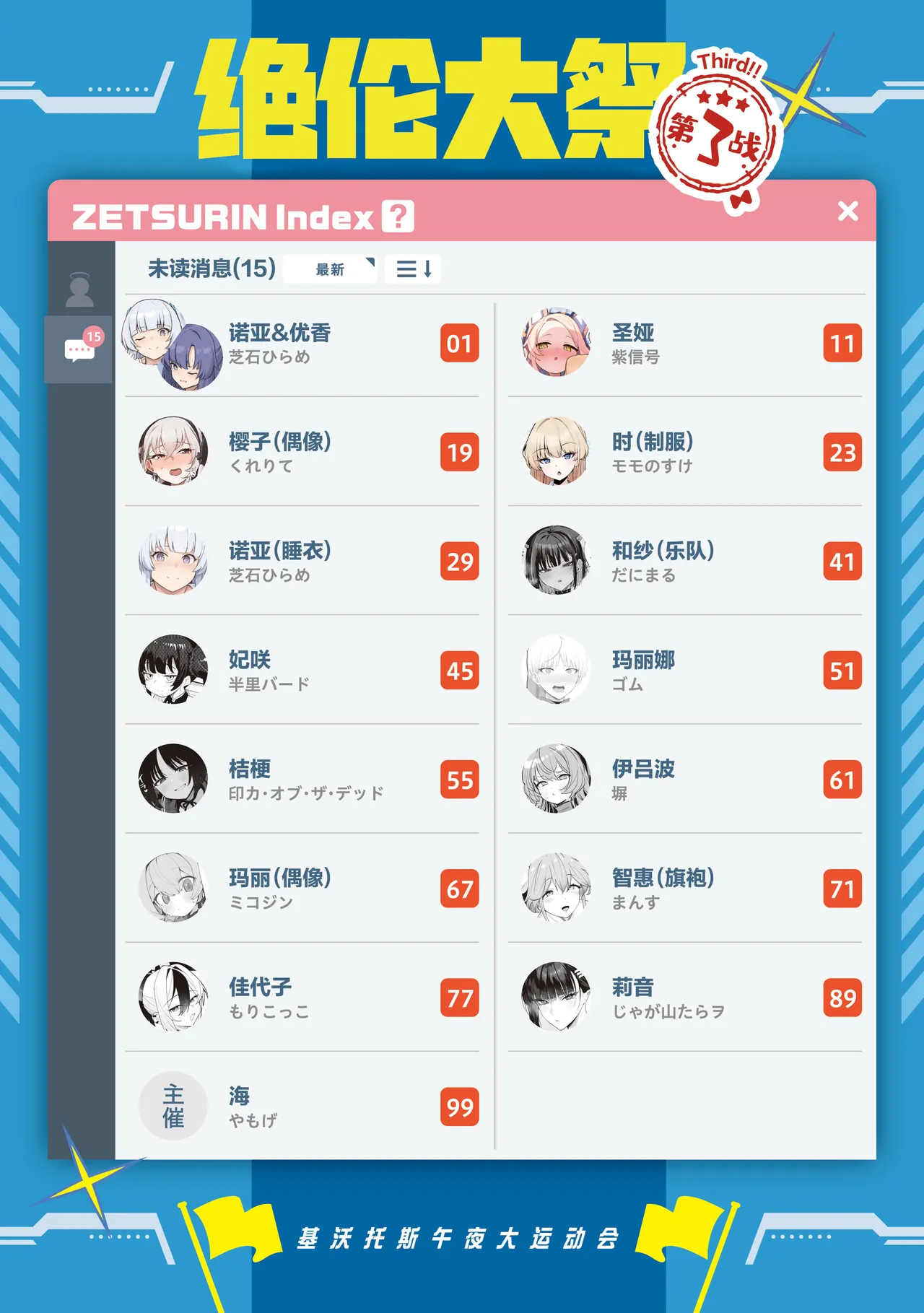 ブルアカイチャラブエロ合同「絶倫大祭3回戦」 page 2 full