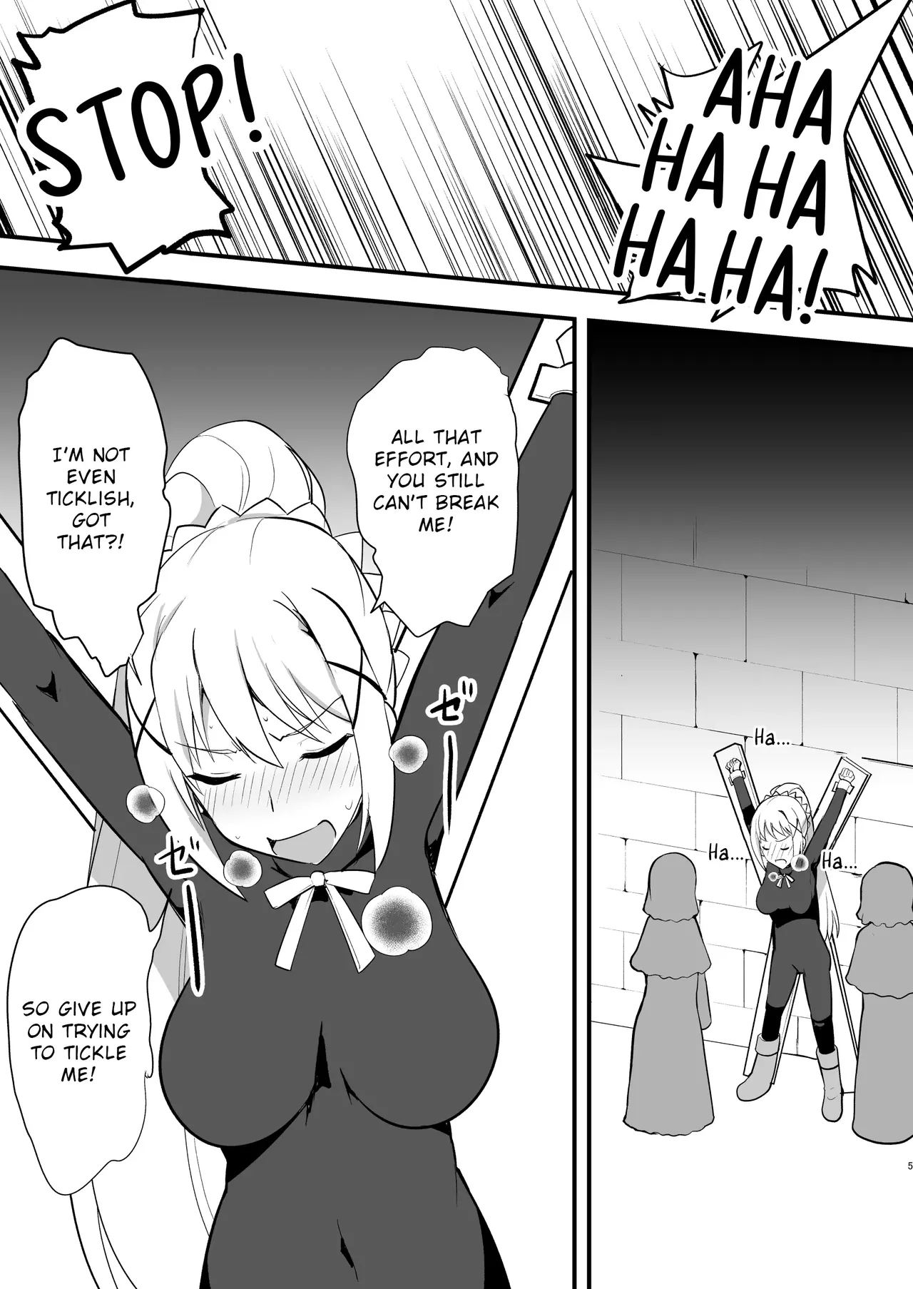 Do-M Crusader Tettei Kusuguri Jigoku _ Masochist Crusader's Ultimate Tickling Hell page 6 full