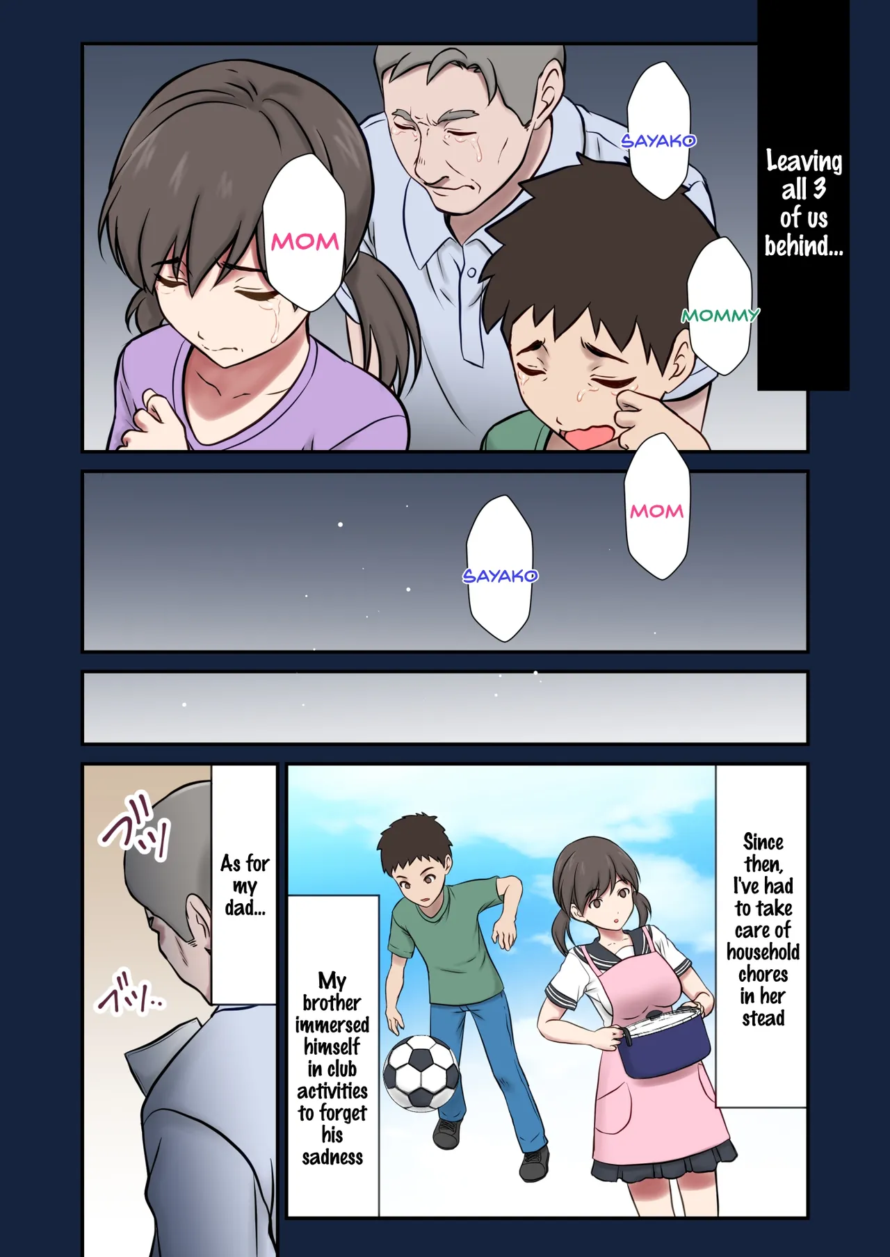 Substitute Wife - Daughter embraced by father in place of absent mother page 3 full