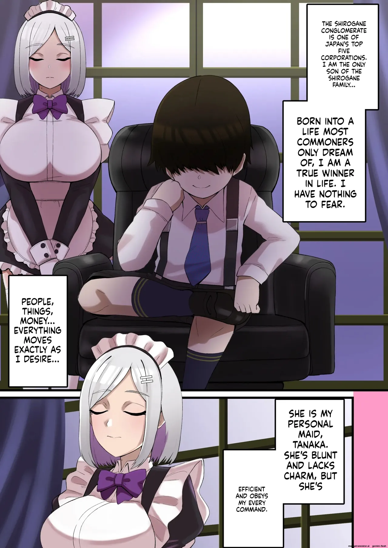 メイドの特別パイズリ性教育で生意気坊ちゃんがわからせられる話 page 2 full