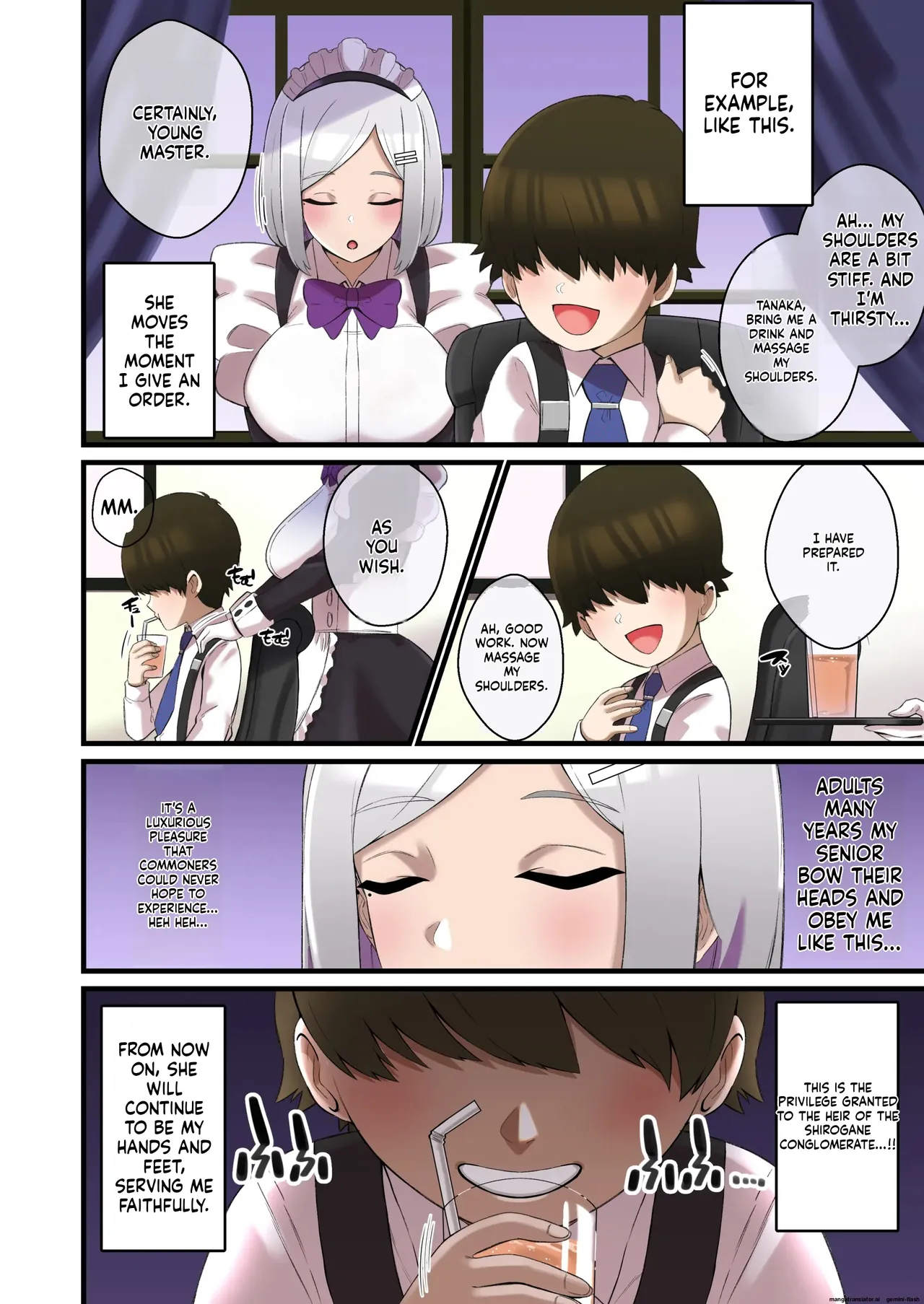 メイドの特別パイズリ性教育で生意気坊ちゃんがわからせられる話 page 3 full