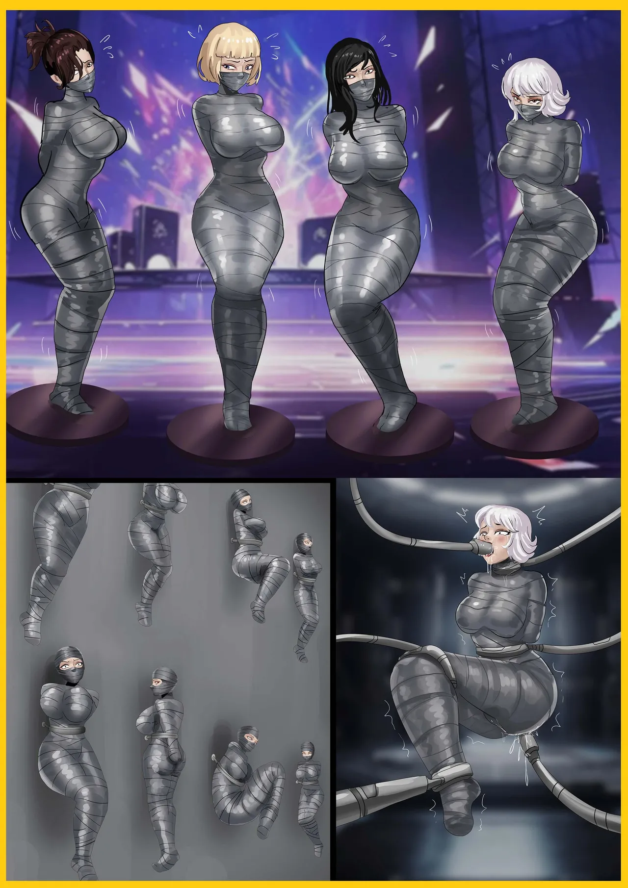 超模女团被绑架成木乃伊02-身陷魔窟 page 1 full