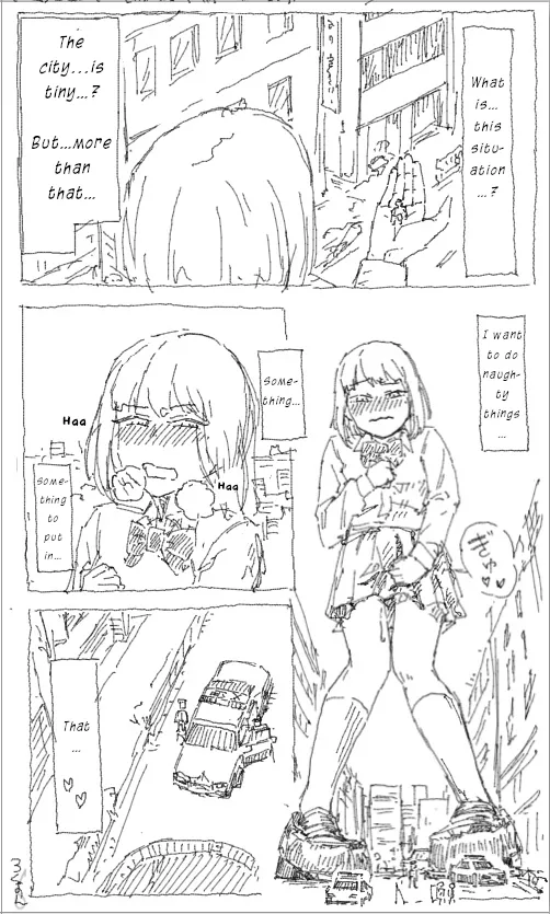 Kyodai Musume Jii 1-3 | Giantess Masturbation 1-3 page 3 full