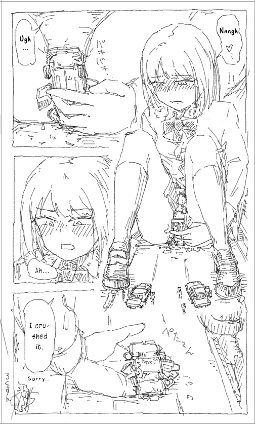 Kyodai Musume Jii 1-3 | Giantess Masturbation 1-3 page 4 full