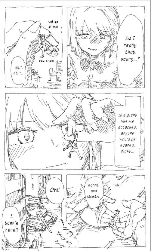 Kyodai Musume Jii 1-3 | Giantess Masturbation 1-3 page 6 full