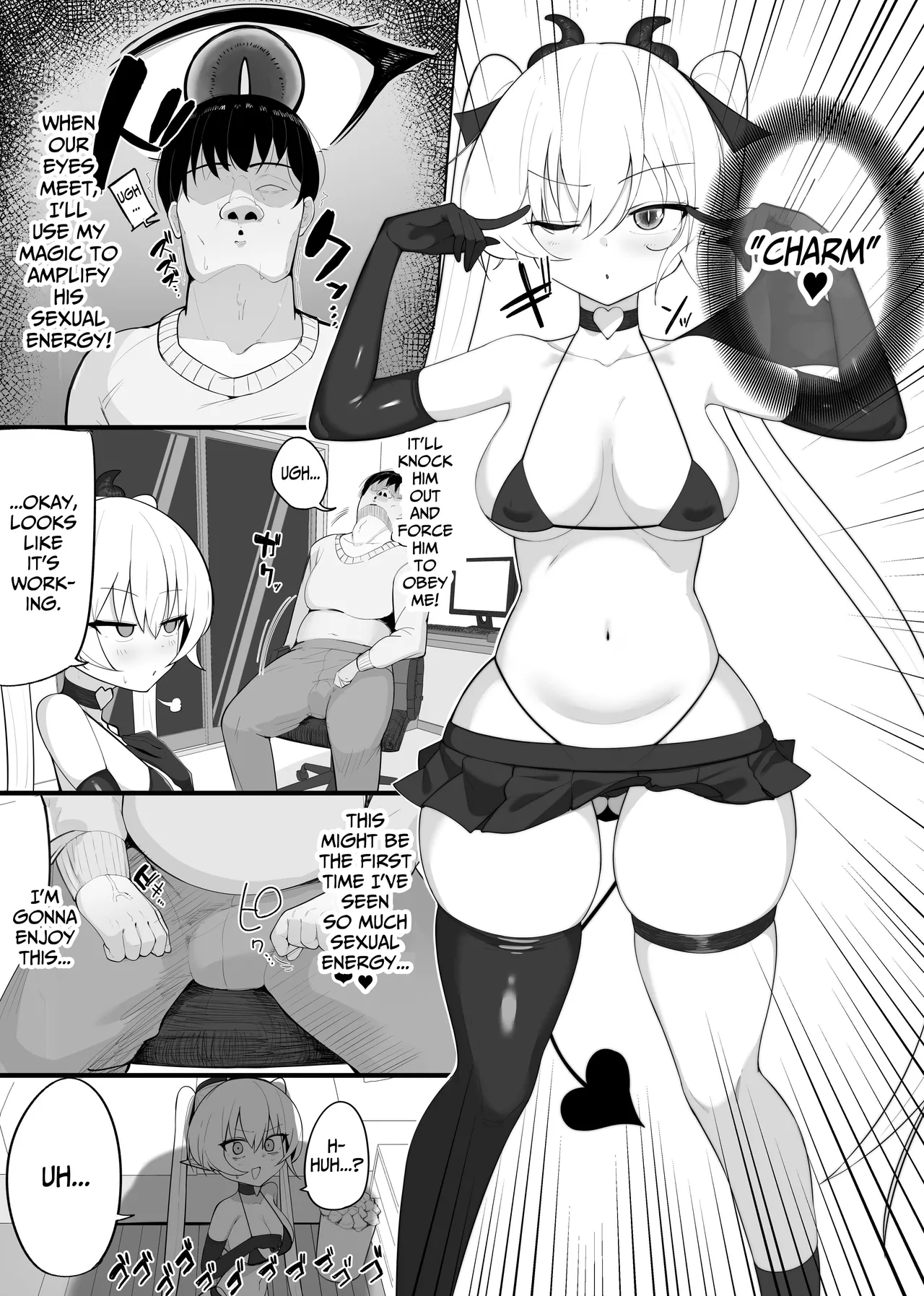 Atashi no Ejiki ni Narinasai! | Fall Prey To A Succubus! page 8 full