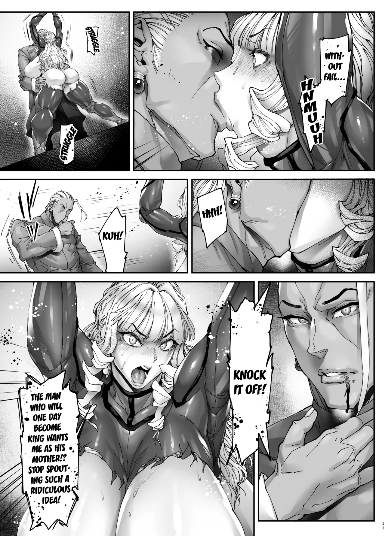 Kocho Kocho Koukou  Nyuujoku no Ori ~Hitozuma Sousakan Atsuko~Gaiden page 10 full