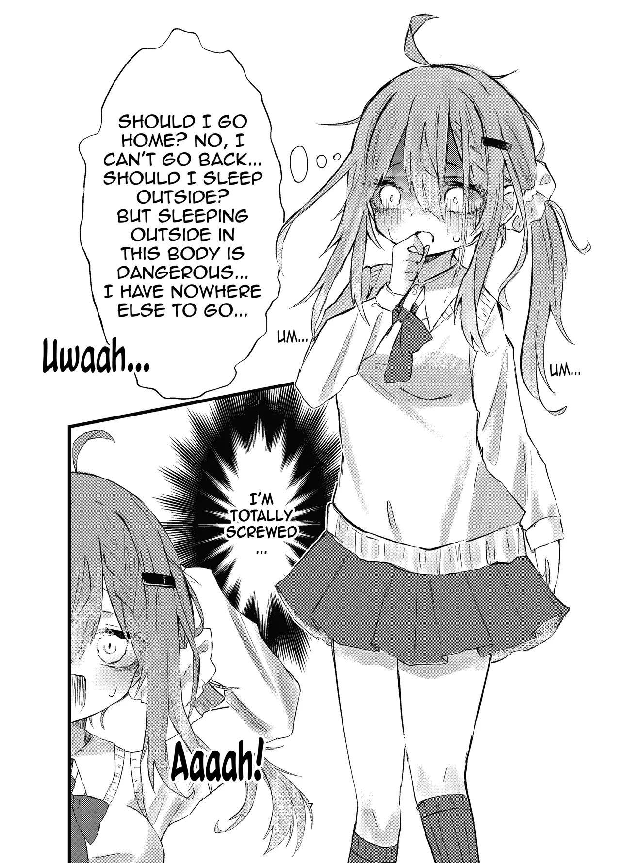 Gakkou de Suki na Hito ni Natte Tsunda Hanashi | A story about turning into my crush at school and being stuck in her body page 7 full
