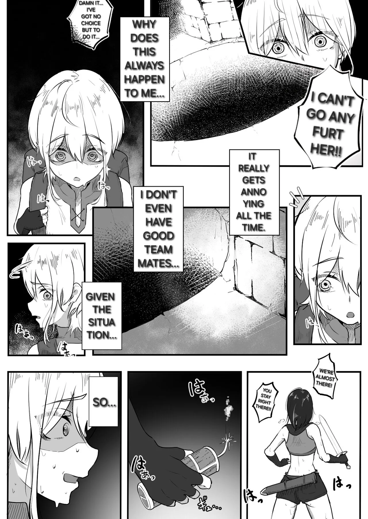 An adventurer who got captured by tentacles due to her own mistakes page 4 full