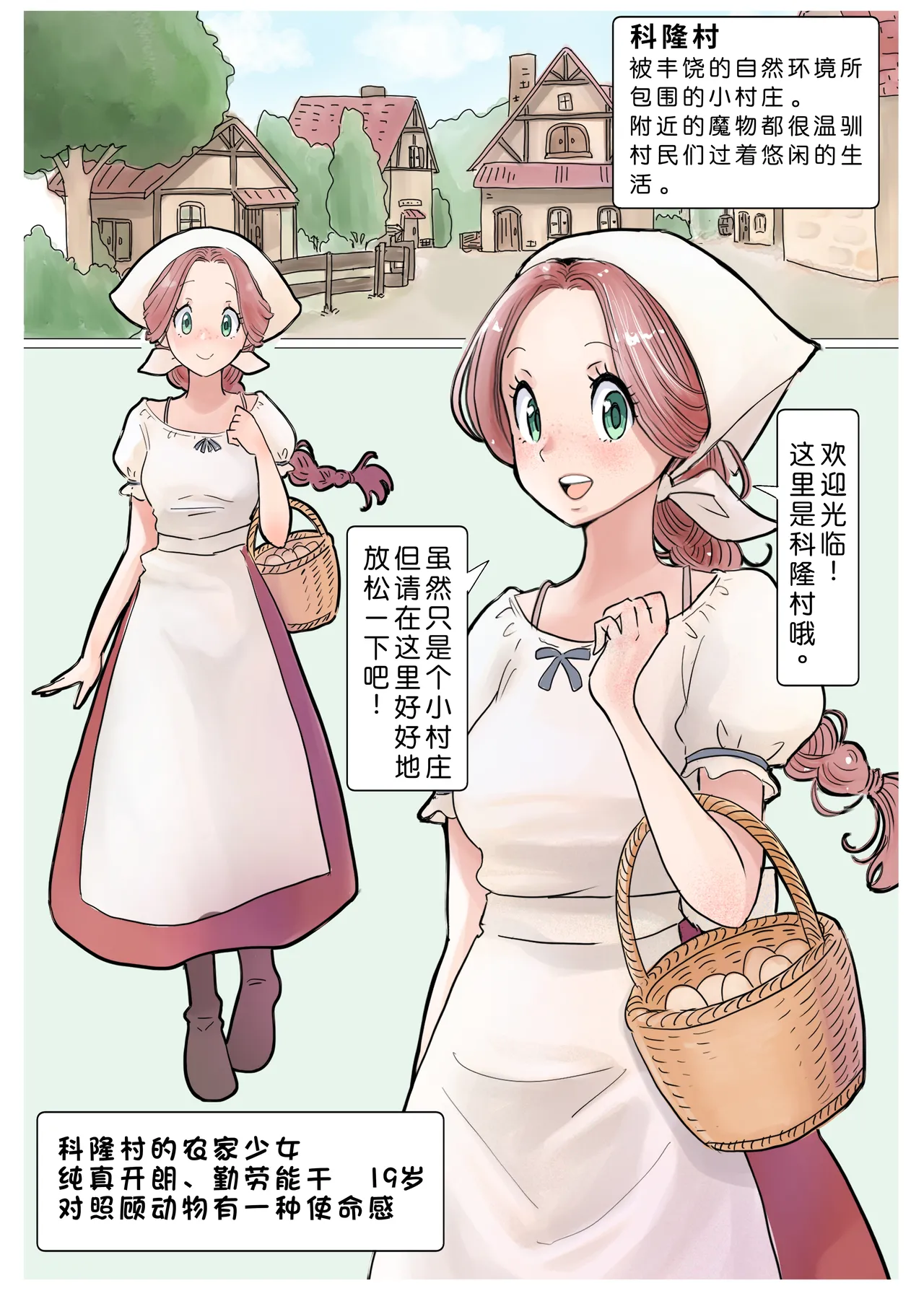 RPG girls ❤︎  1|RPG少女们❤︎［侵犯NPC篇］1【蓝枫个人翻译】 page 3 full