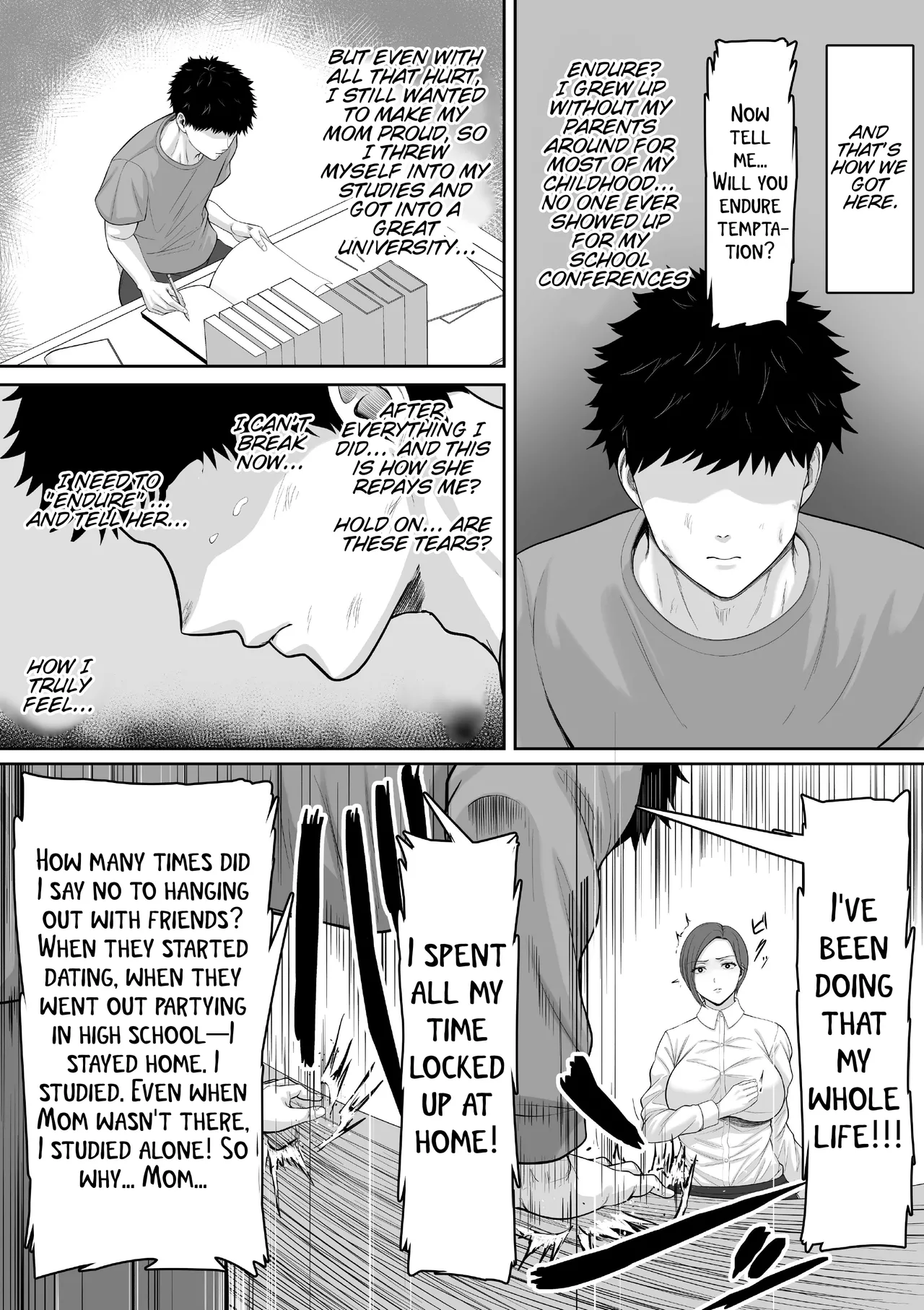 The story of how my seriously huge-breasted police sergeant mom milked my dick with her pussy. page 6 full