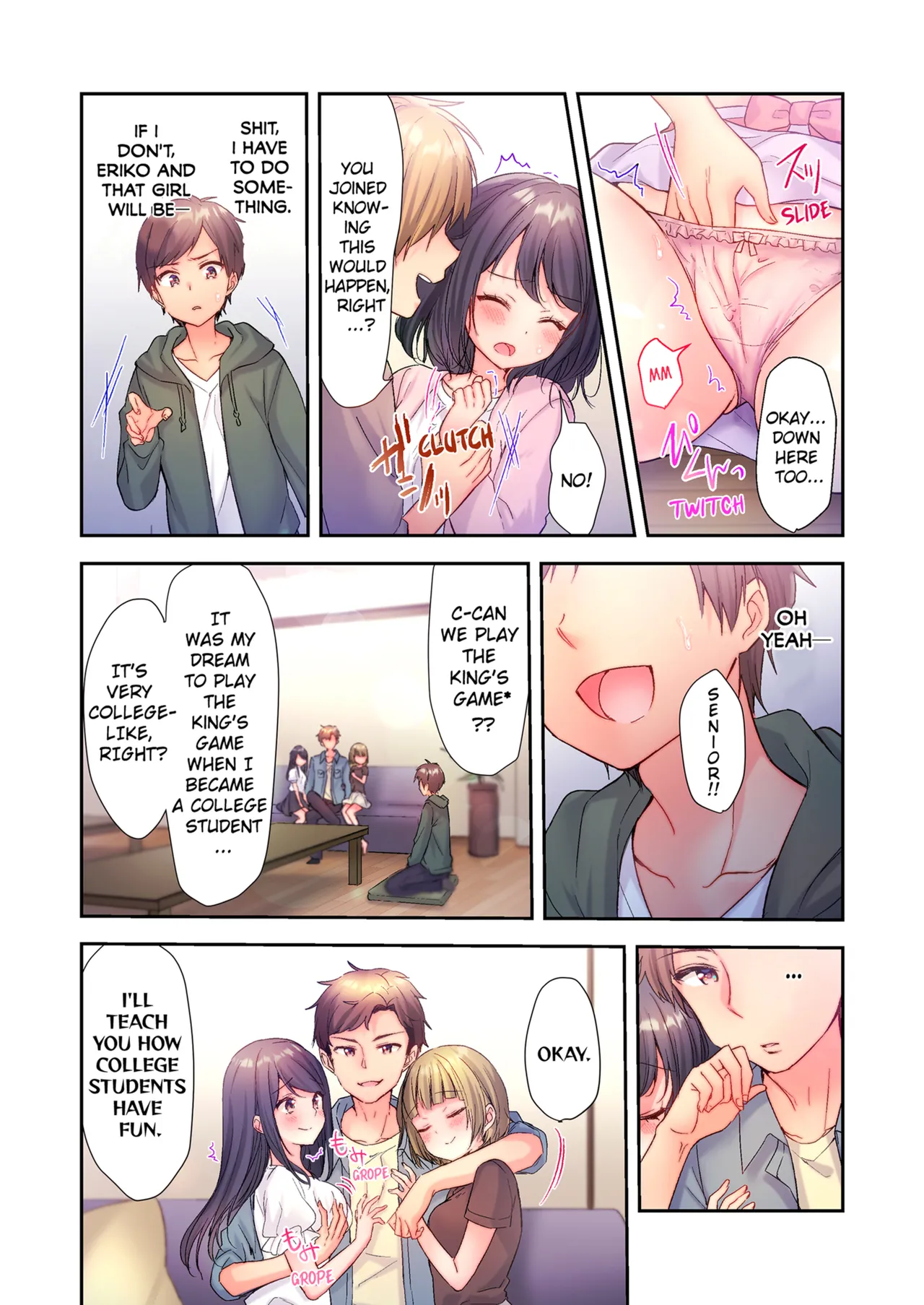 A Virgin Girl in a Sex Club?! Vol.1-2 page 8 full