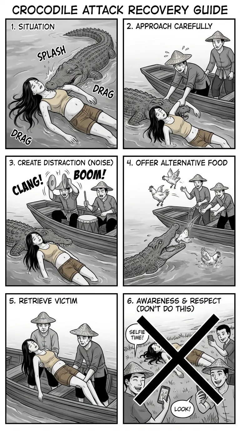 Safety Poster 4: Crocodile Victim Recovery page 3 full