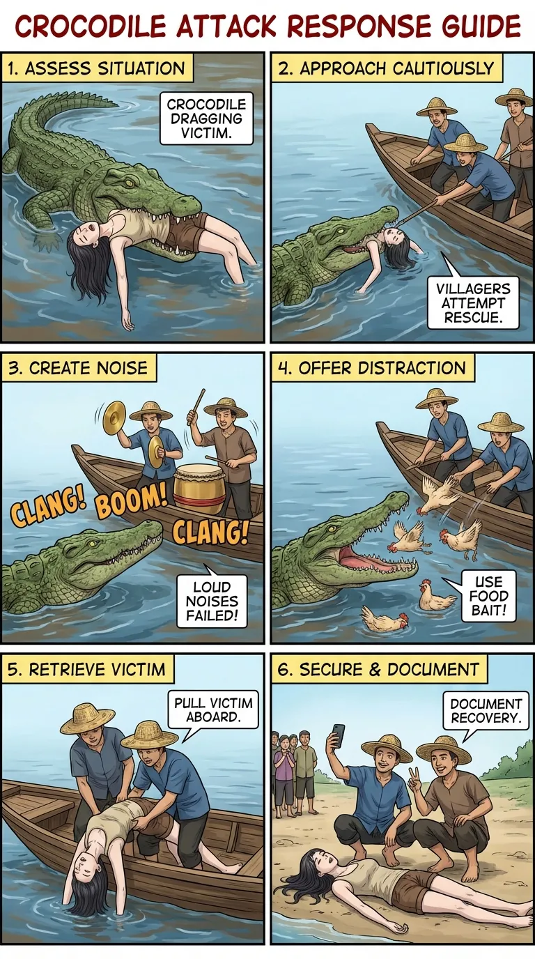 Safety Poster 4: Crocodile Victim Recovery page 4 full