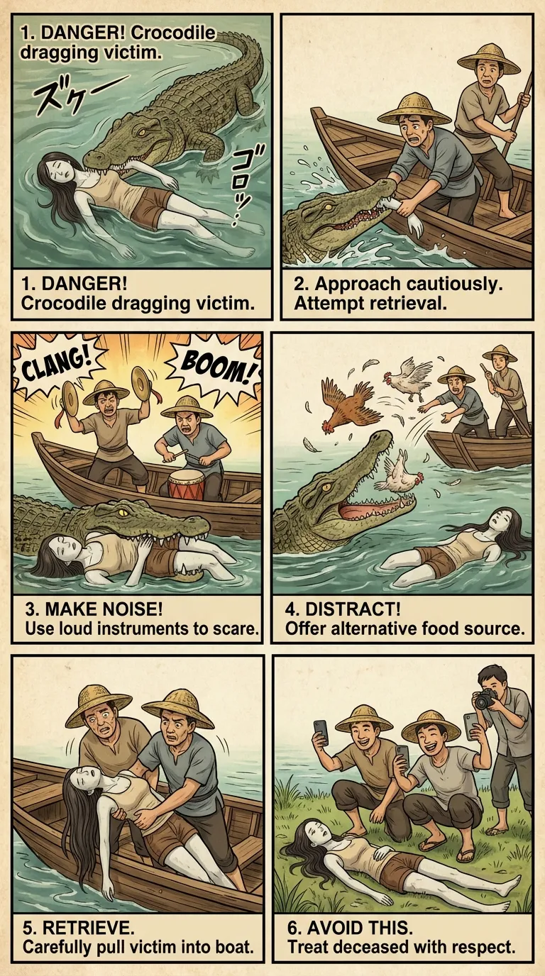 Safety Poster 4: Crocodile Victim Recovery page 5 full