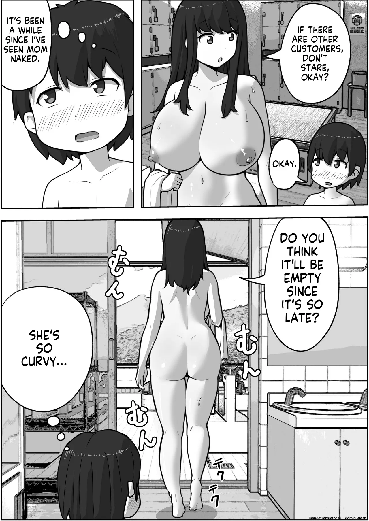 Making a baby with my mom at the public bath page 5 full