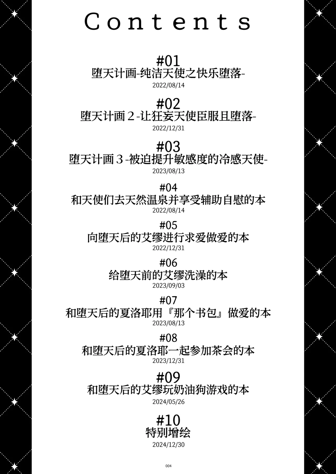 Daten Keikaku Soushuuhen | 堕天计画总集编 page 4 full