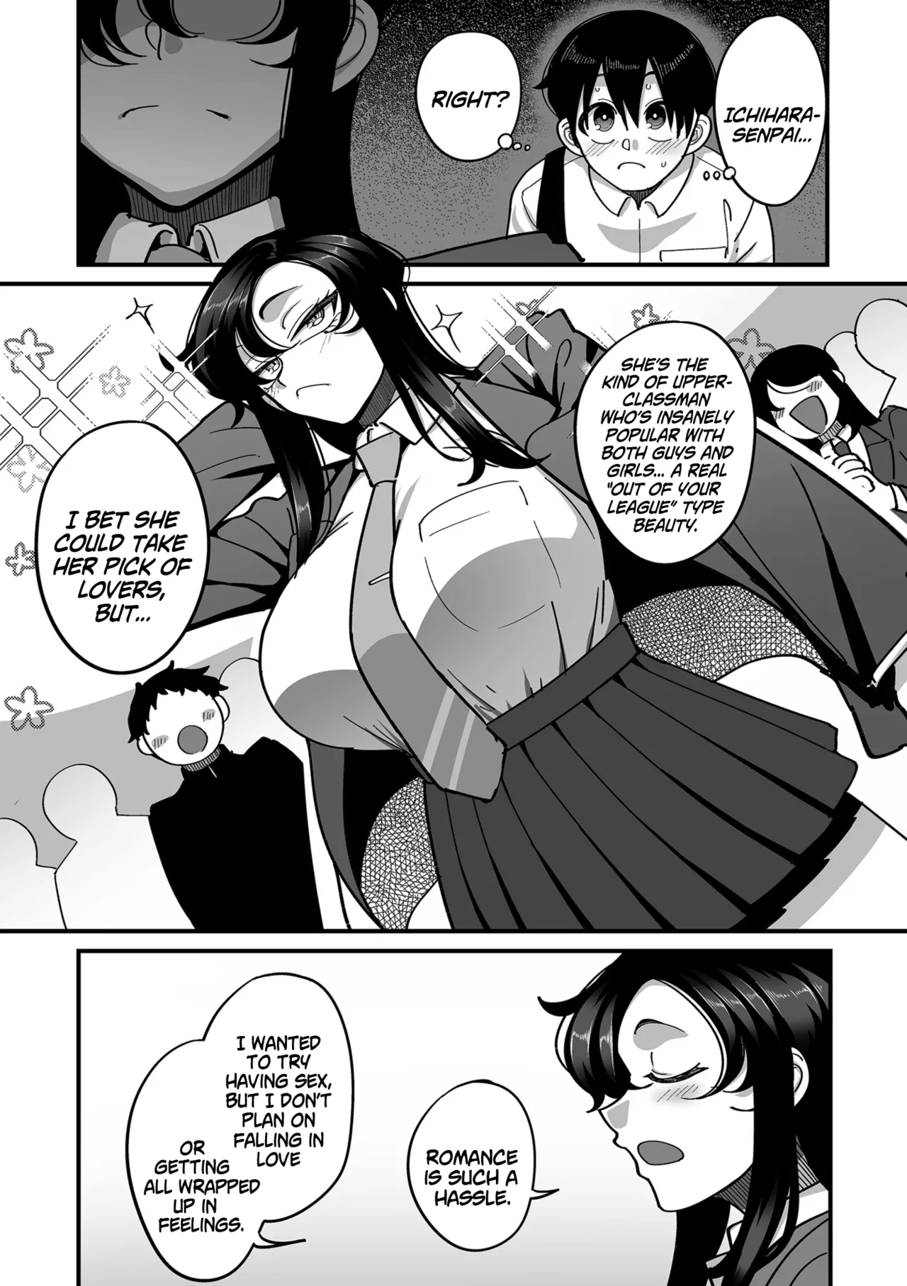 School Prostitution Journal  - Chapter 3: The School's Number One Beauty, Ichihara-senpai page 2 full